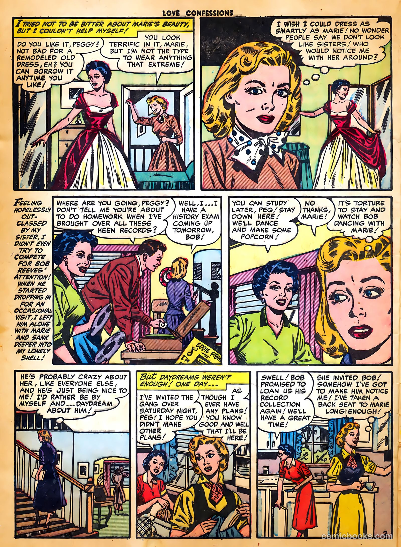Love Confessions #37 (1954) — page 28 of 36