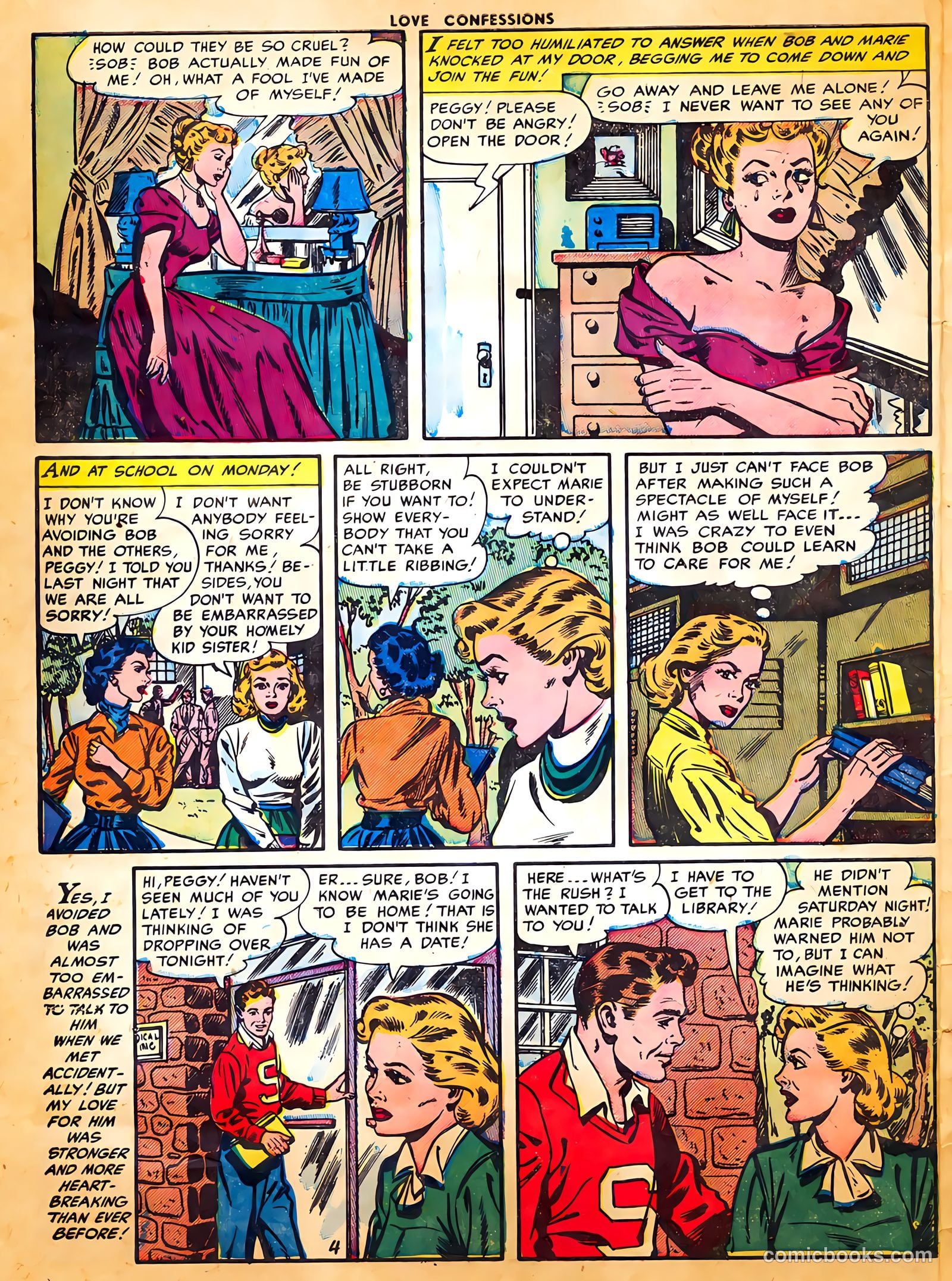 Love Confessions #37 (1954) — page 30 of 36
