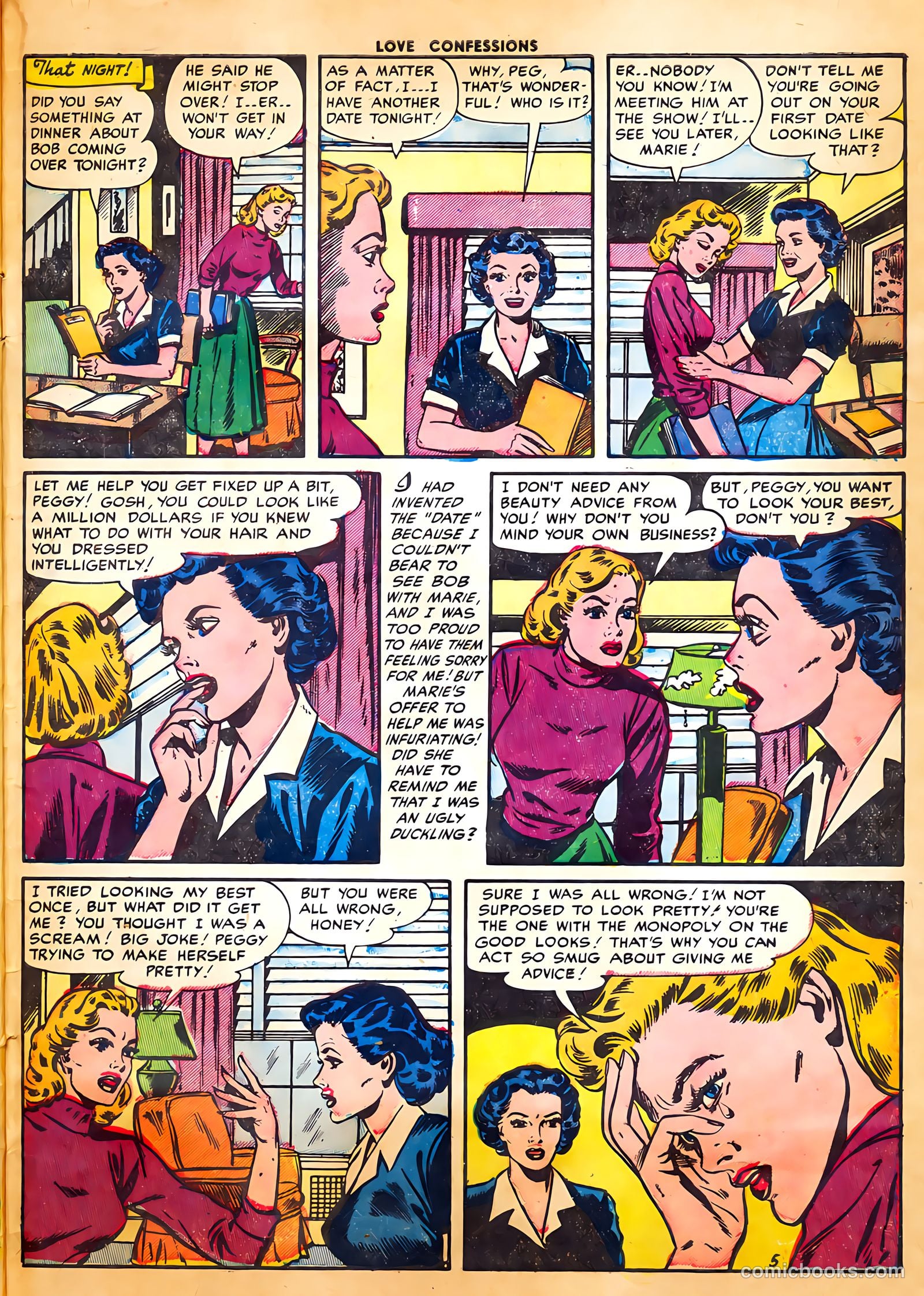 Love Confessions #37 (1954) — page 31 of 36