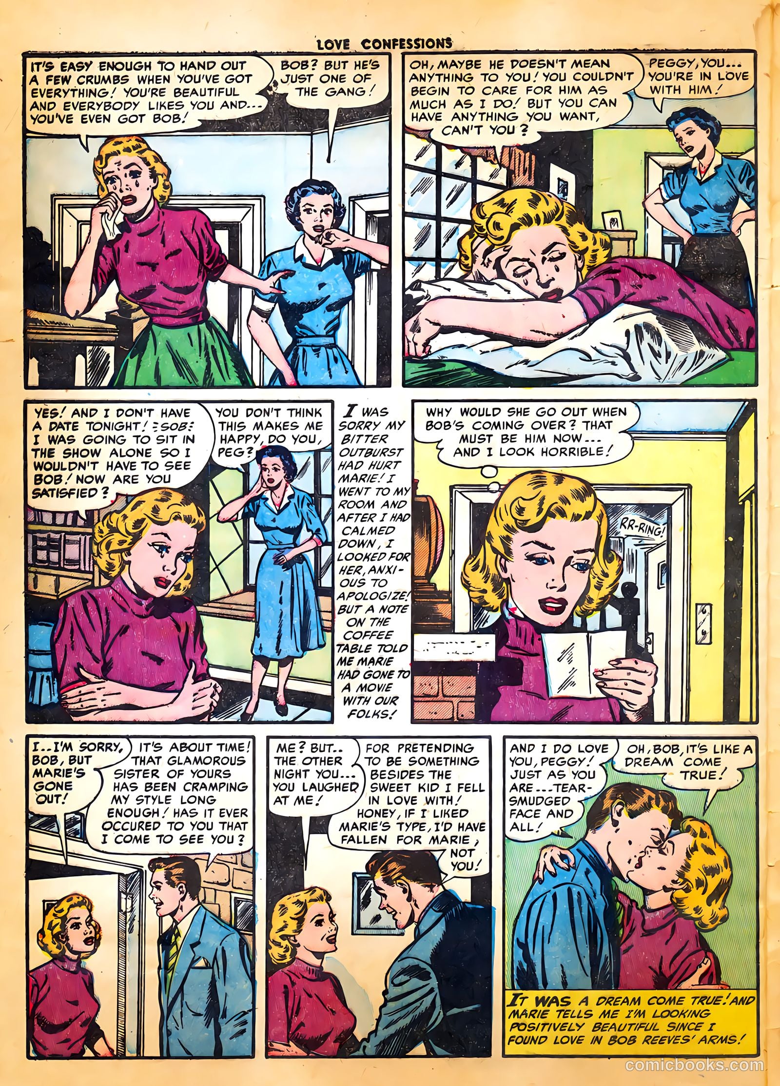 Love Confessions #37 (1954) — page 32 of 36