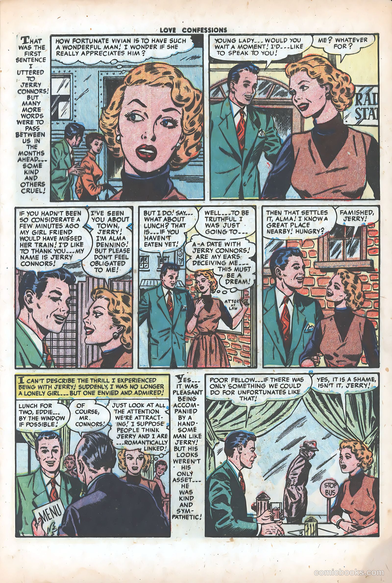Love Confessions #38 (1954) — page 5 of 36