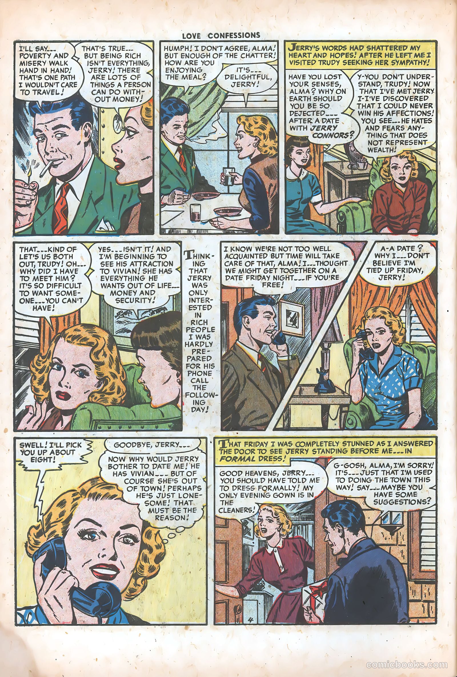 Love Confessions #38 (1954) — page 6 of 36