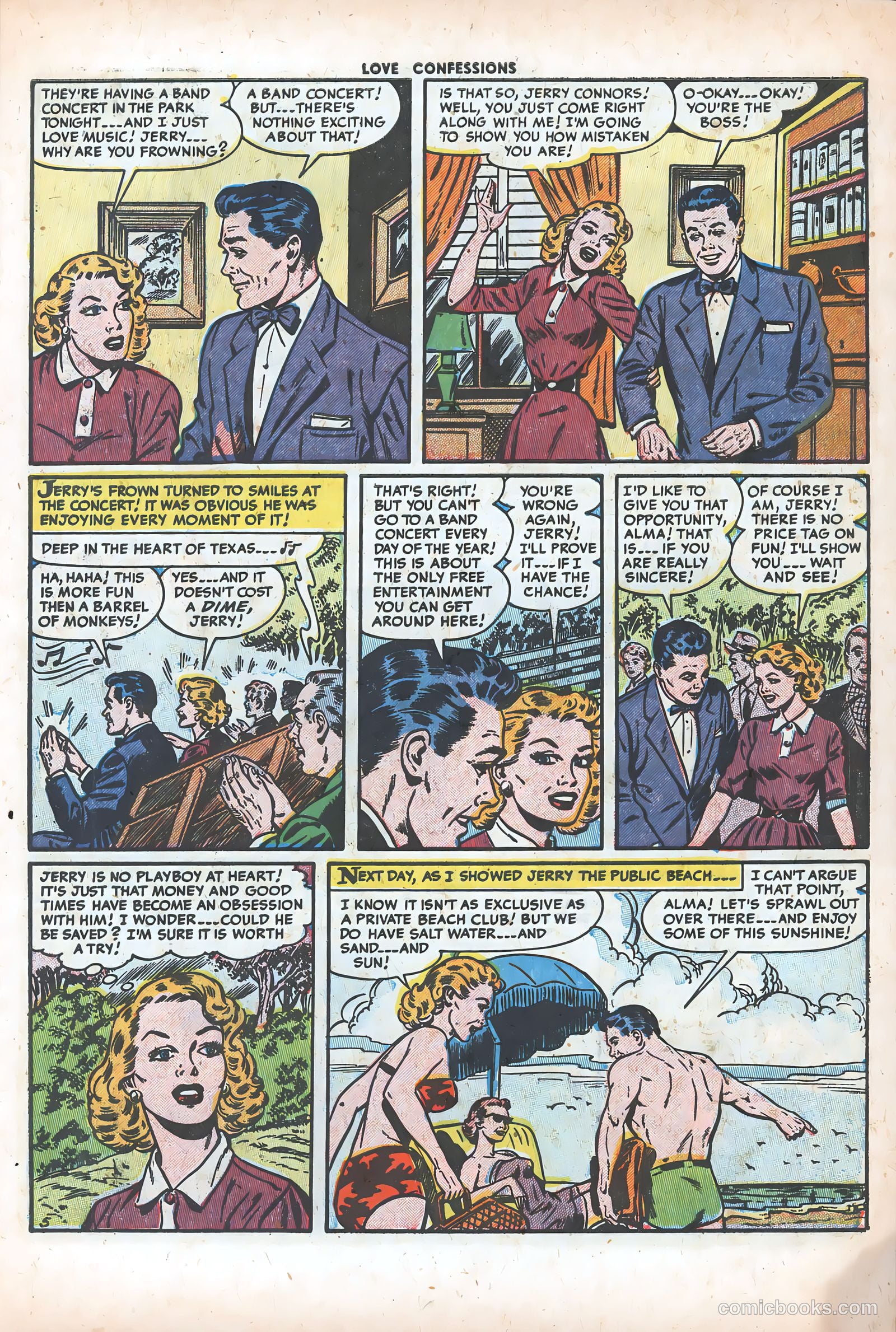 Love Confessions #38 (1954) — page 7 of 36