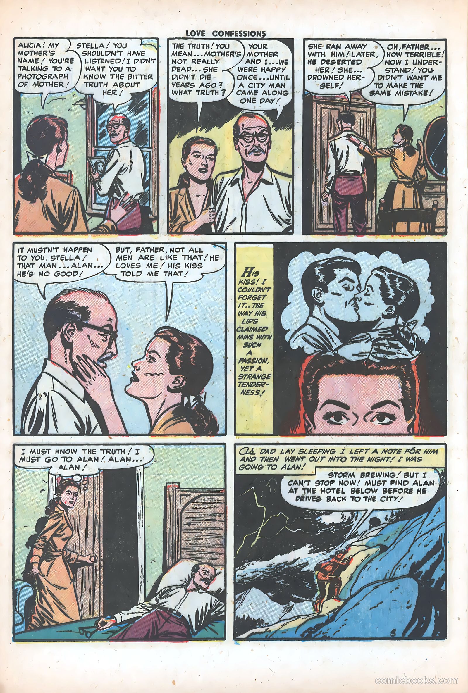 Love Confessions #38 (1954) — page 16 of 36