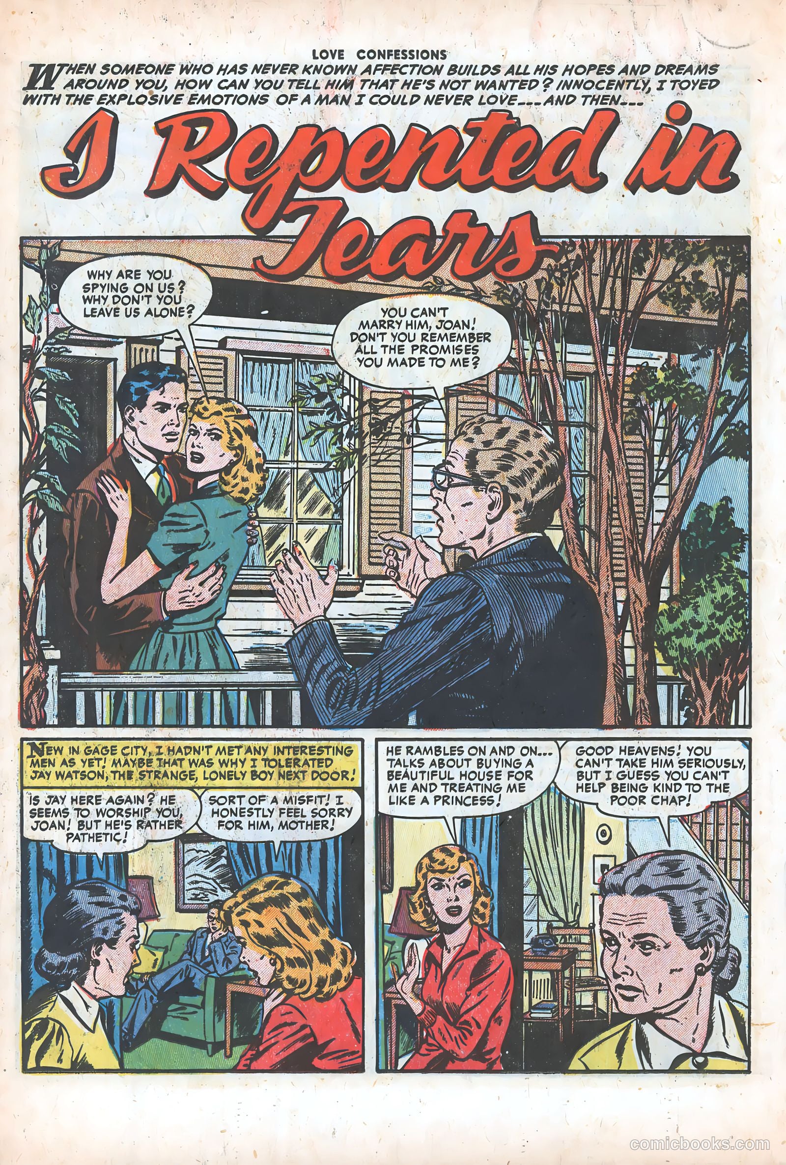 Love Confessions #38 (1954) — page 18 of 36