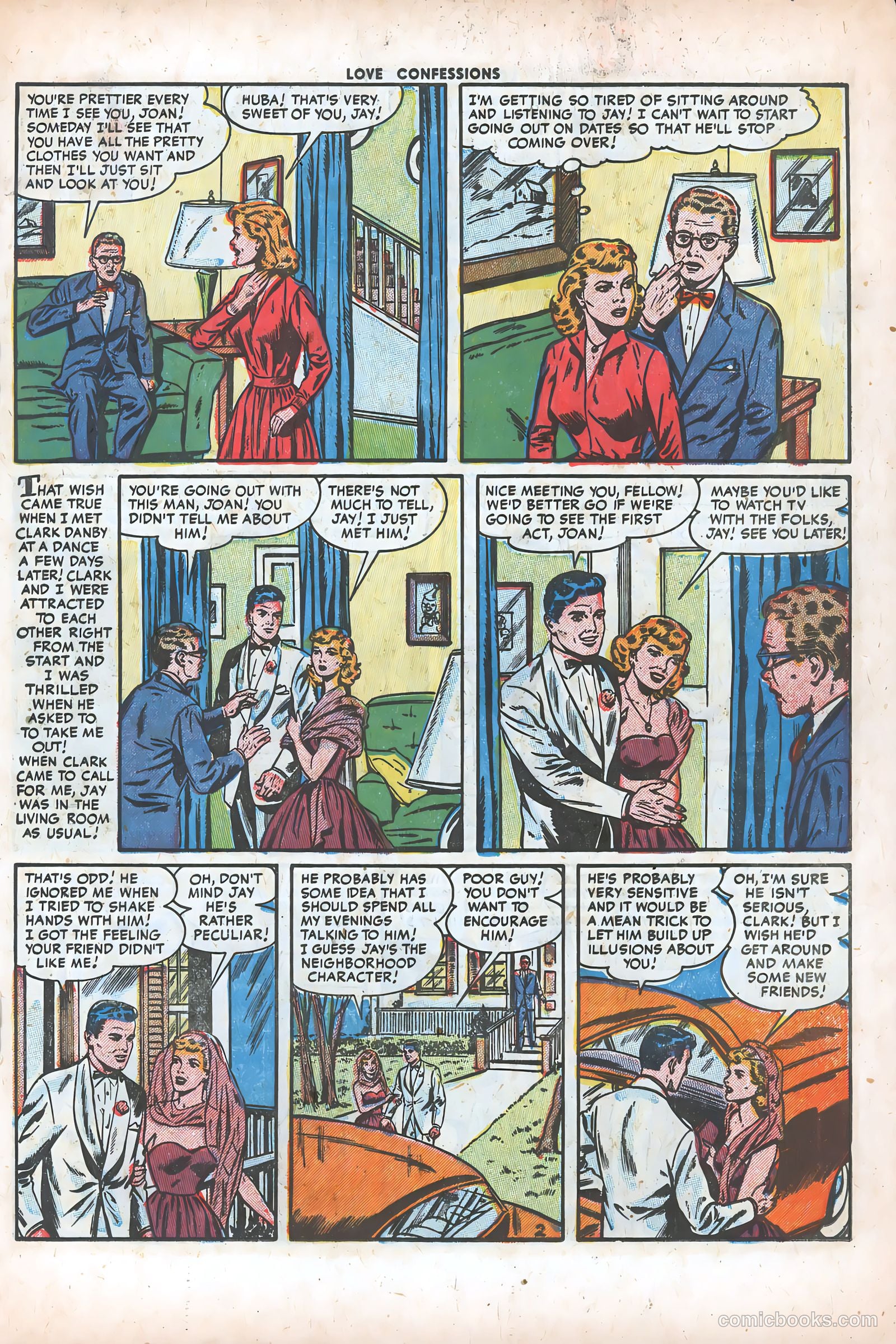 Love Confessions #38 (1954) — page 19 of 36