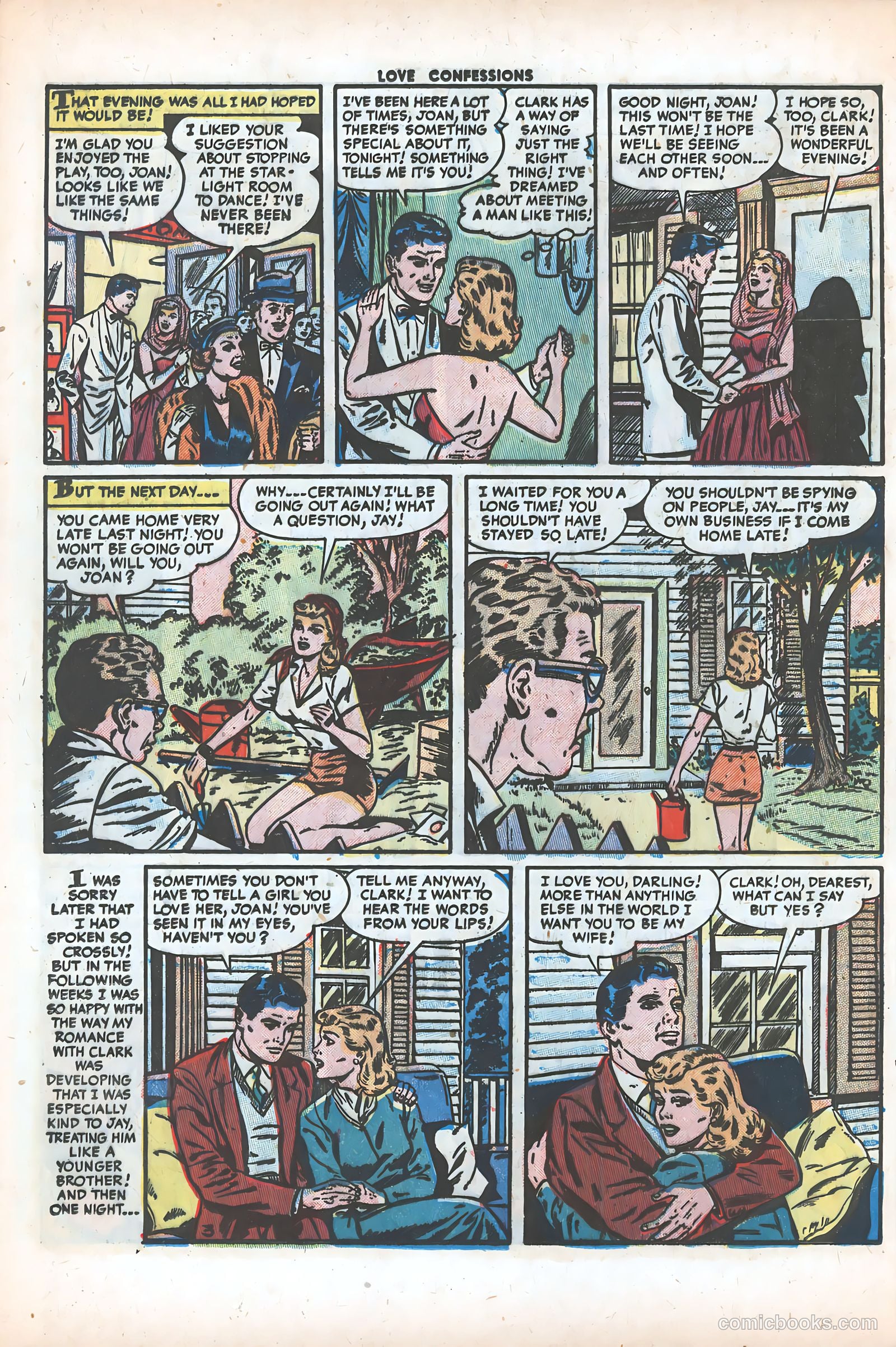 Love Confessions #38 (1954) — page 20 of 36