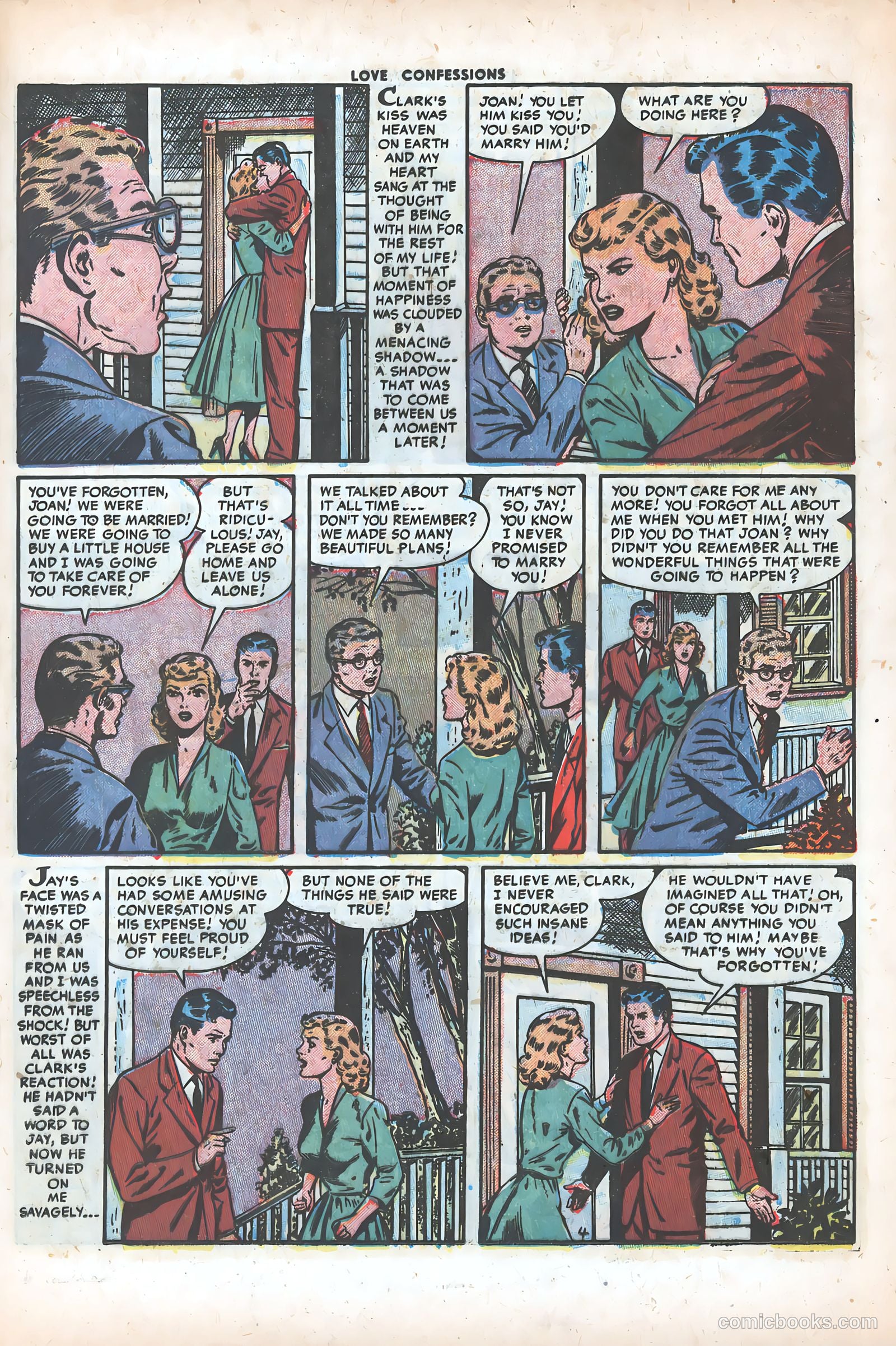 Love Confessions #38 (1954) — page 21 of 36