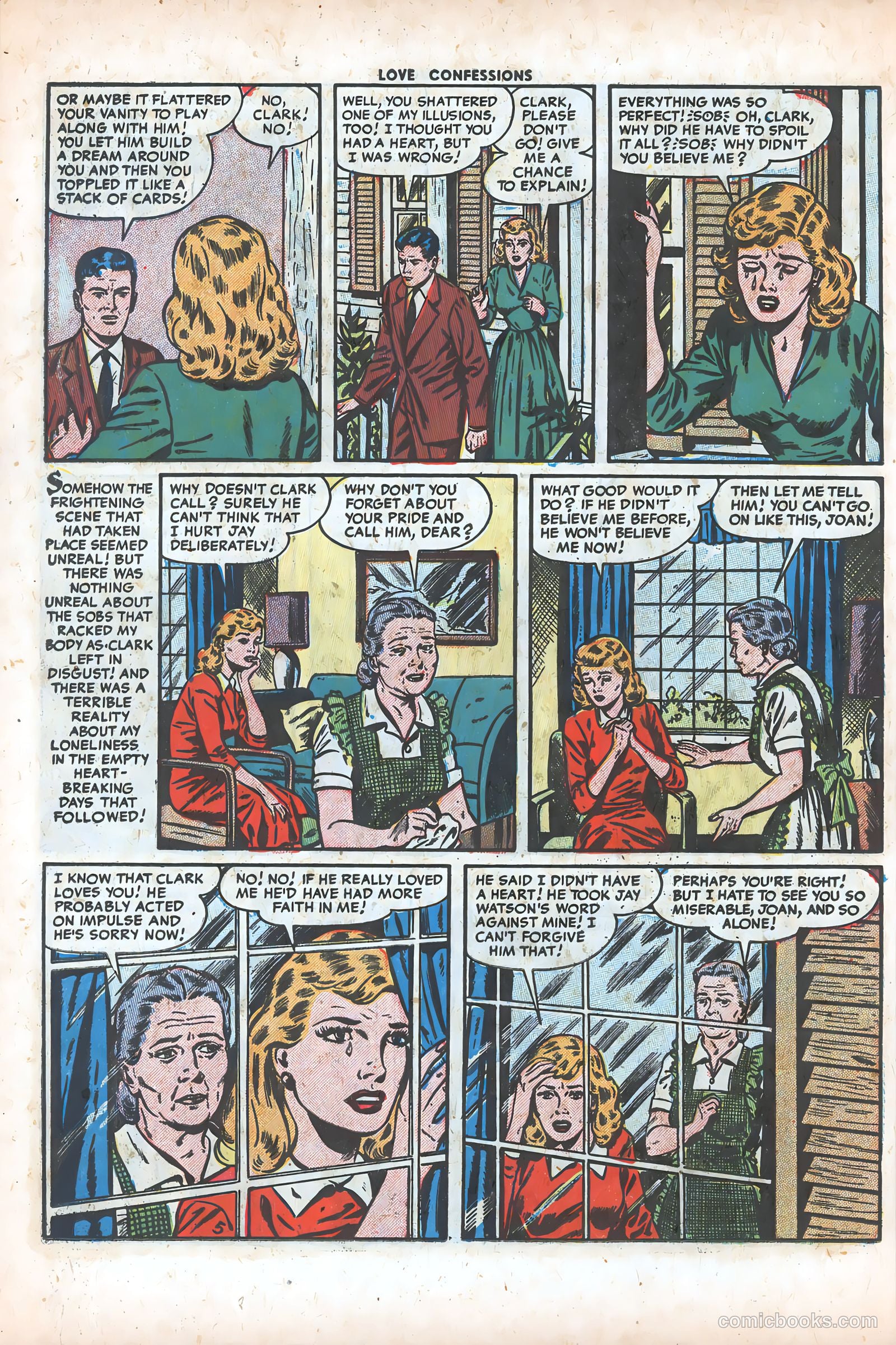 Love Confessions #38 (1954) — page 22 of 36