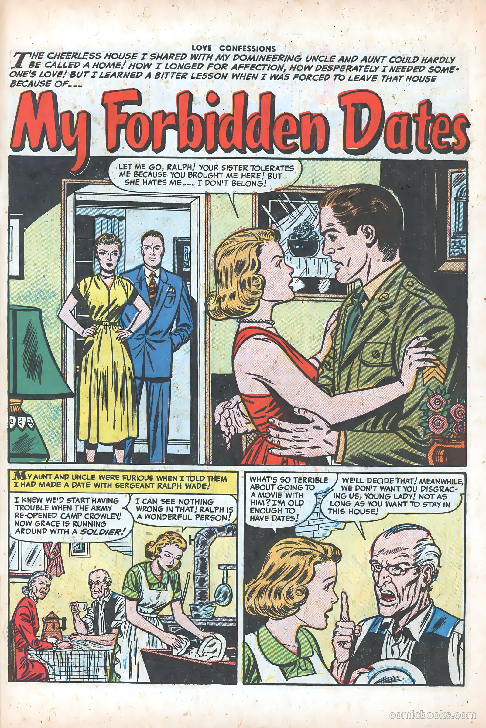 Love Confessions #38 (1954) — page 27 of 36