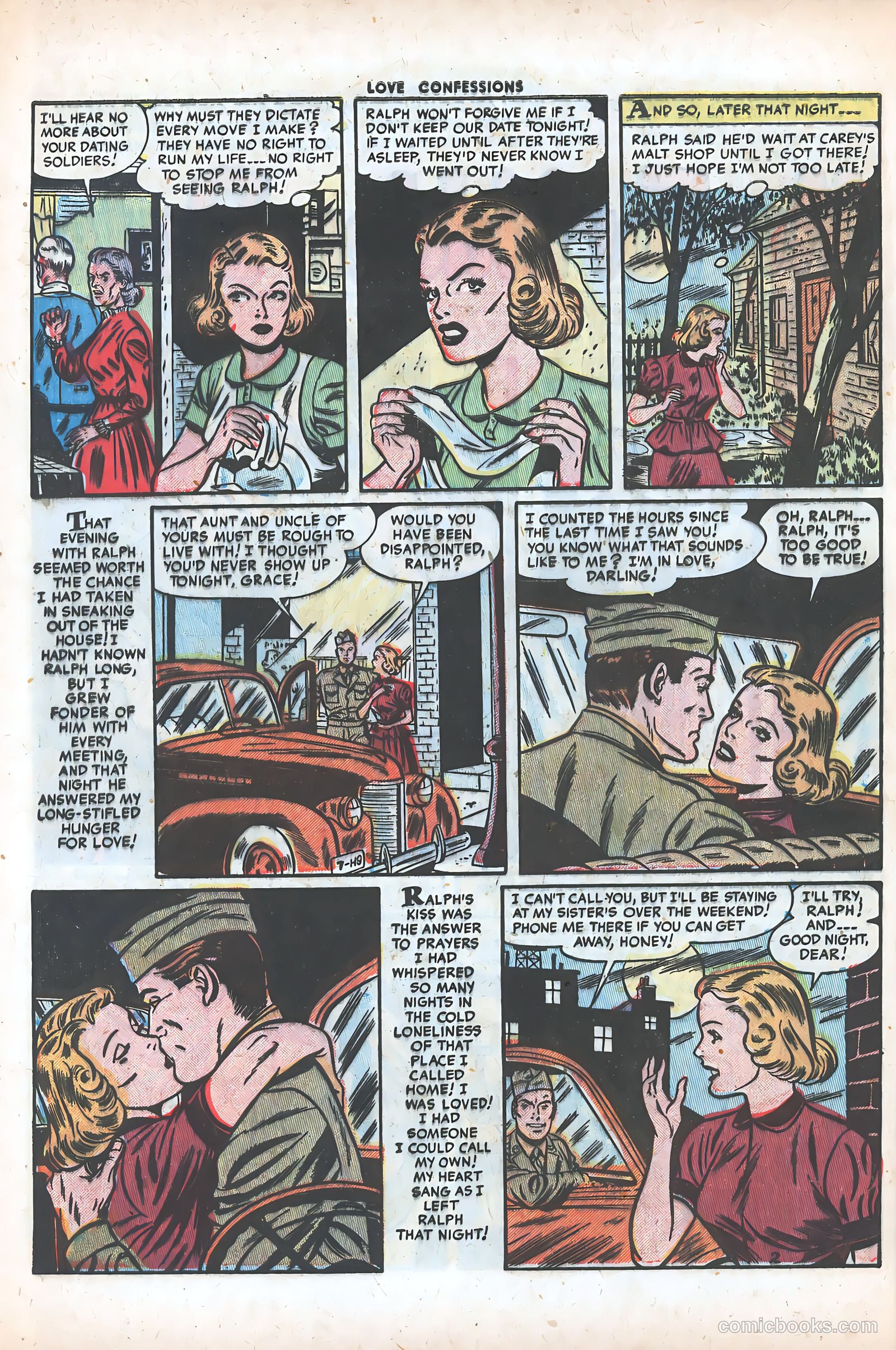 Love Confessions #38 (1954) — page 28 of 36