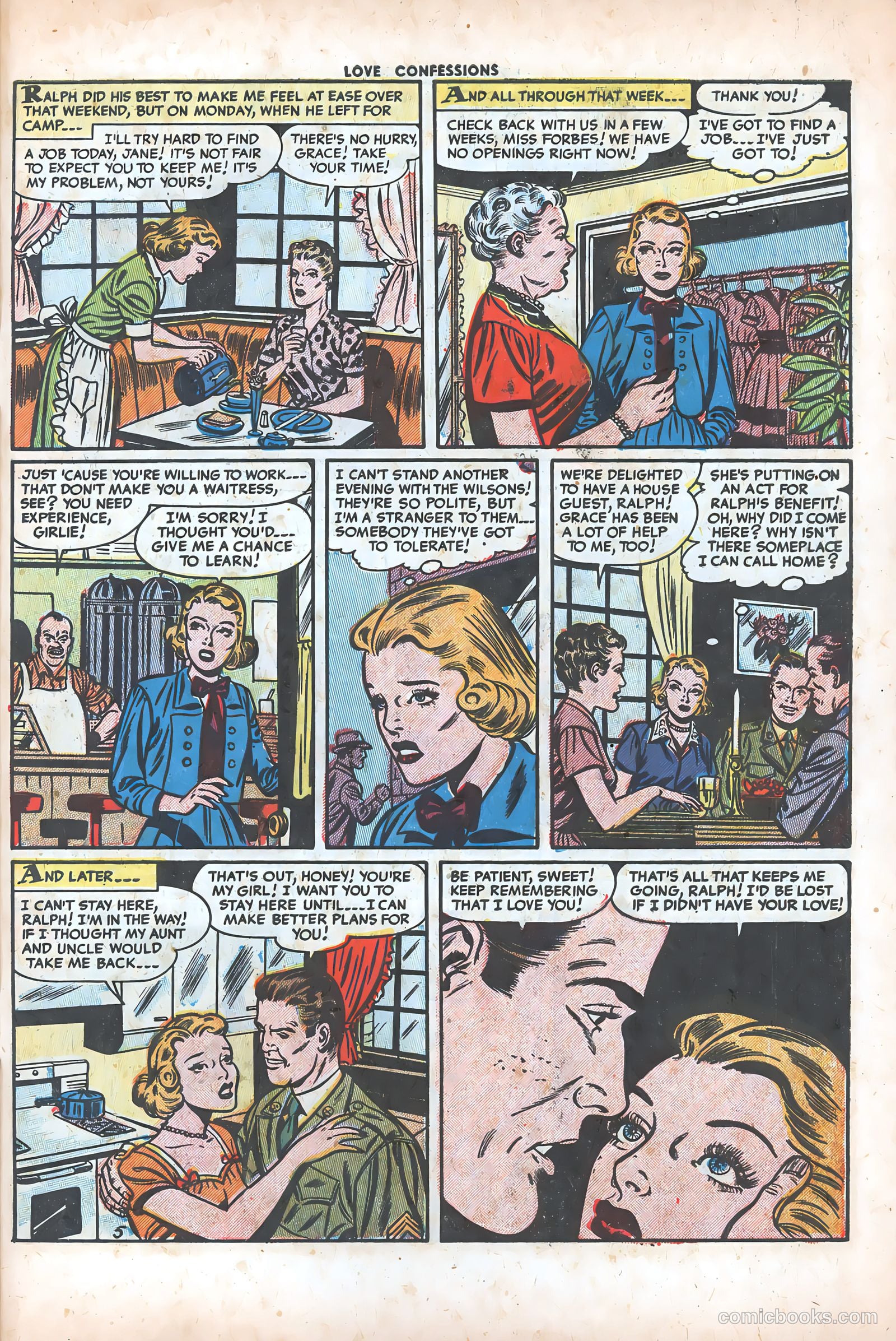 Love Confessions #38 (1954) — page 31 of 36