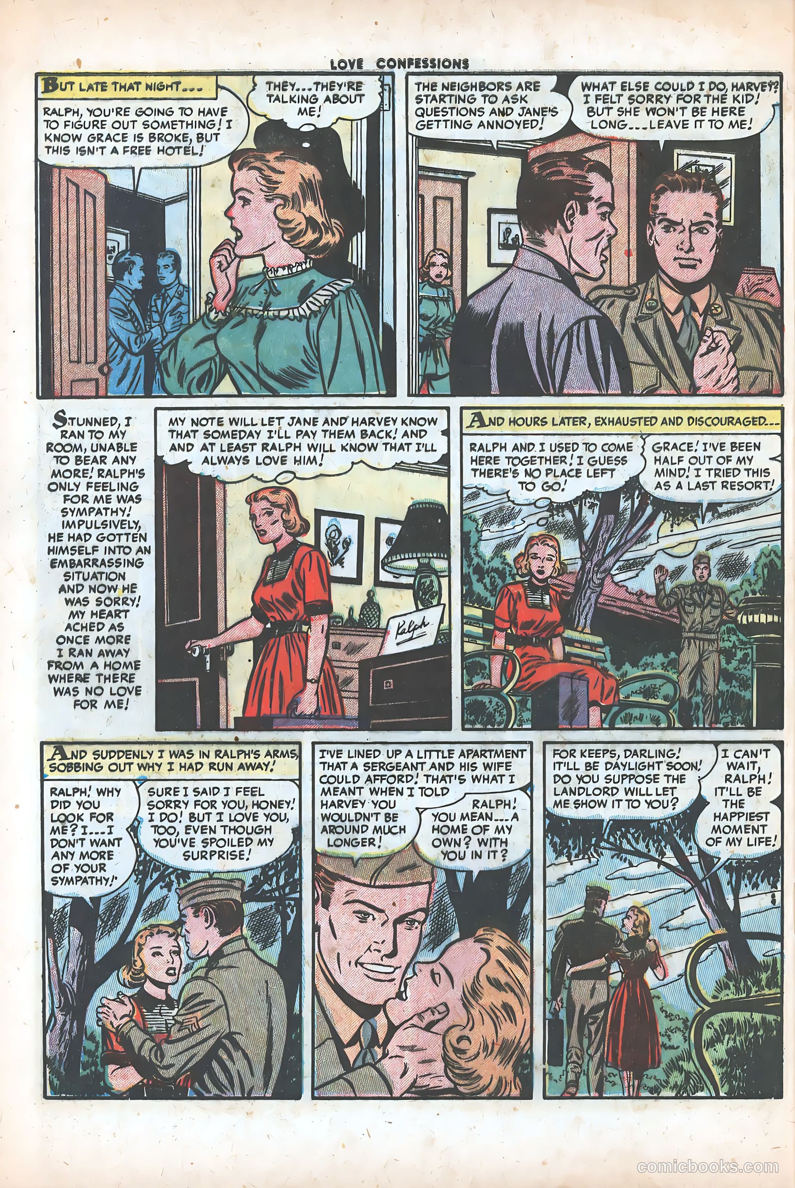 Love Confessions #38 (1954) — page 32 of 36