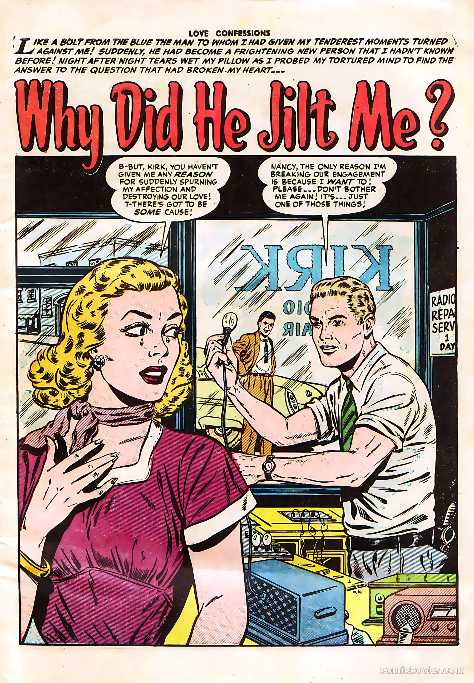 Love Confessions #39 (1954) — page 3 of 36