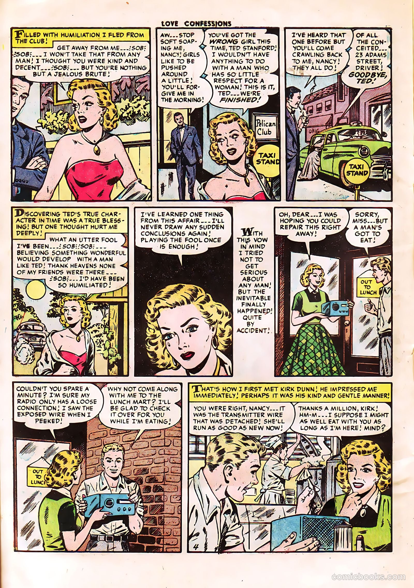 Love Confessions #39 (1954) — page 6 of 36