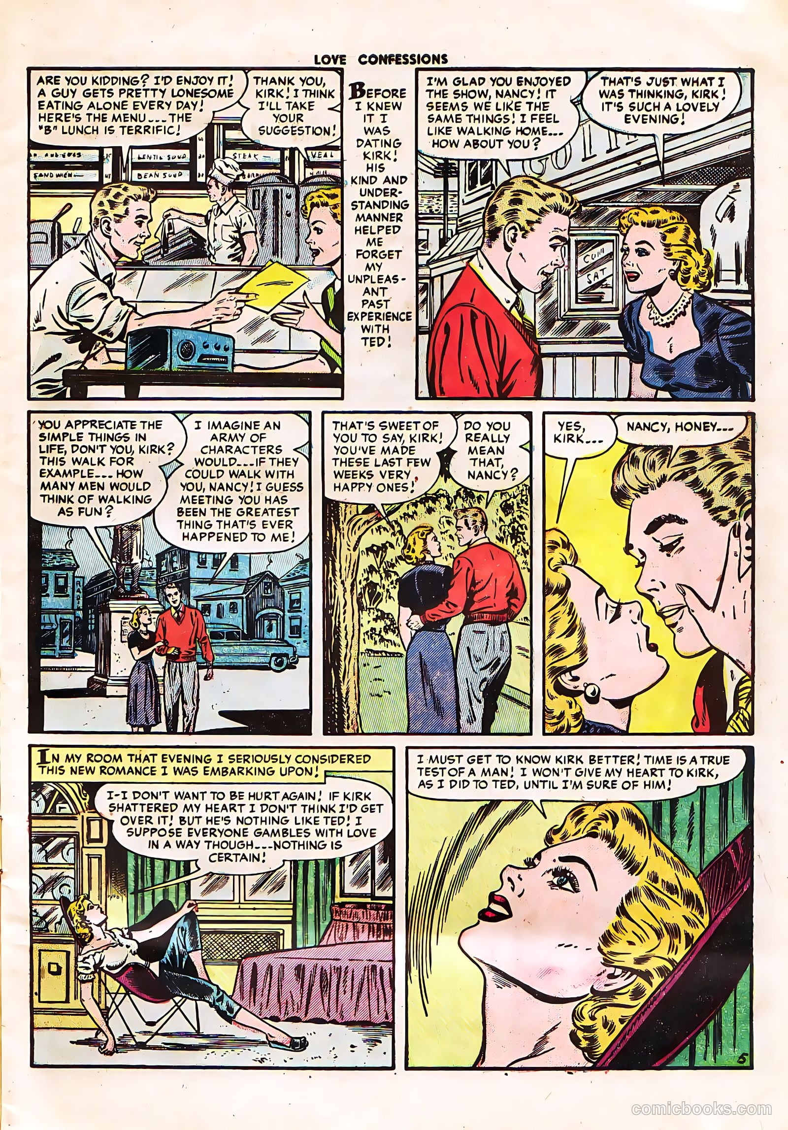 Love Confessions #39 (1954) — page 7 of 36