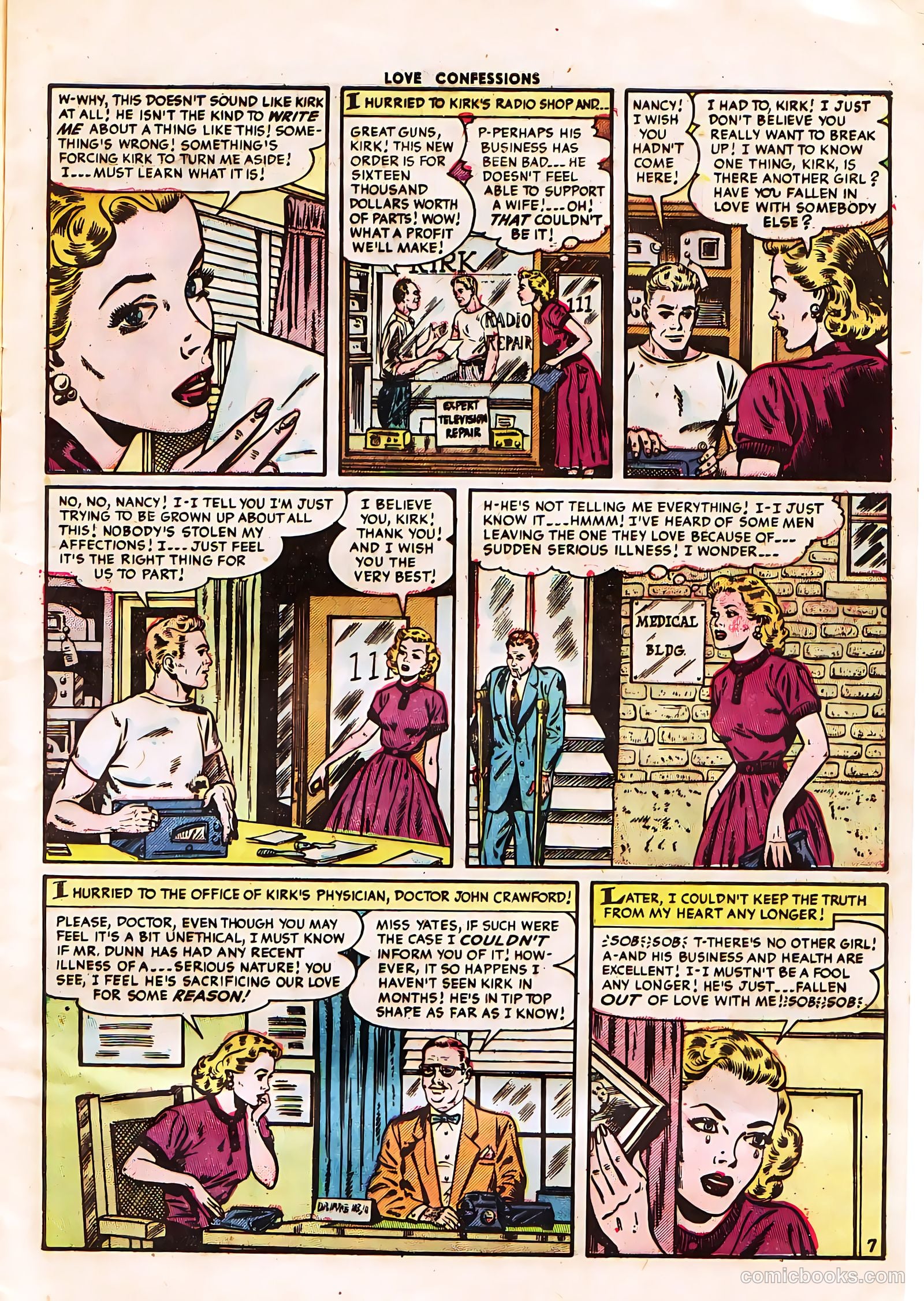Love Confessions #39 (1954) — page 9 of 36