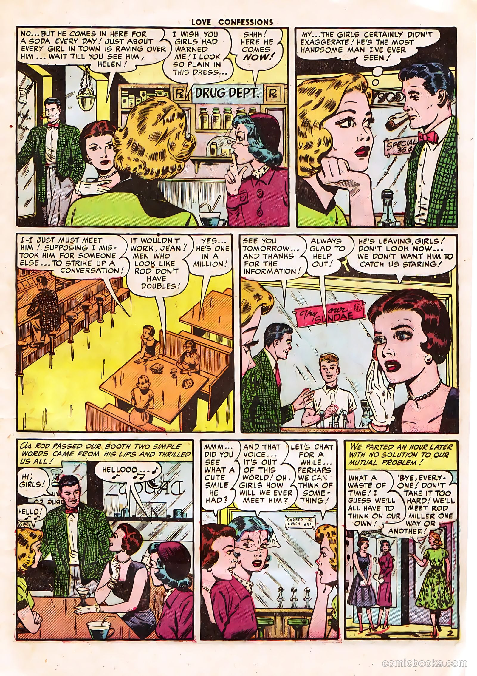 Love Confessions #39 (1954) — page 13 of 36