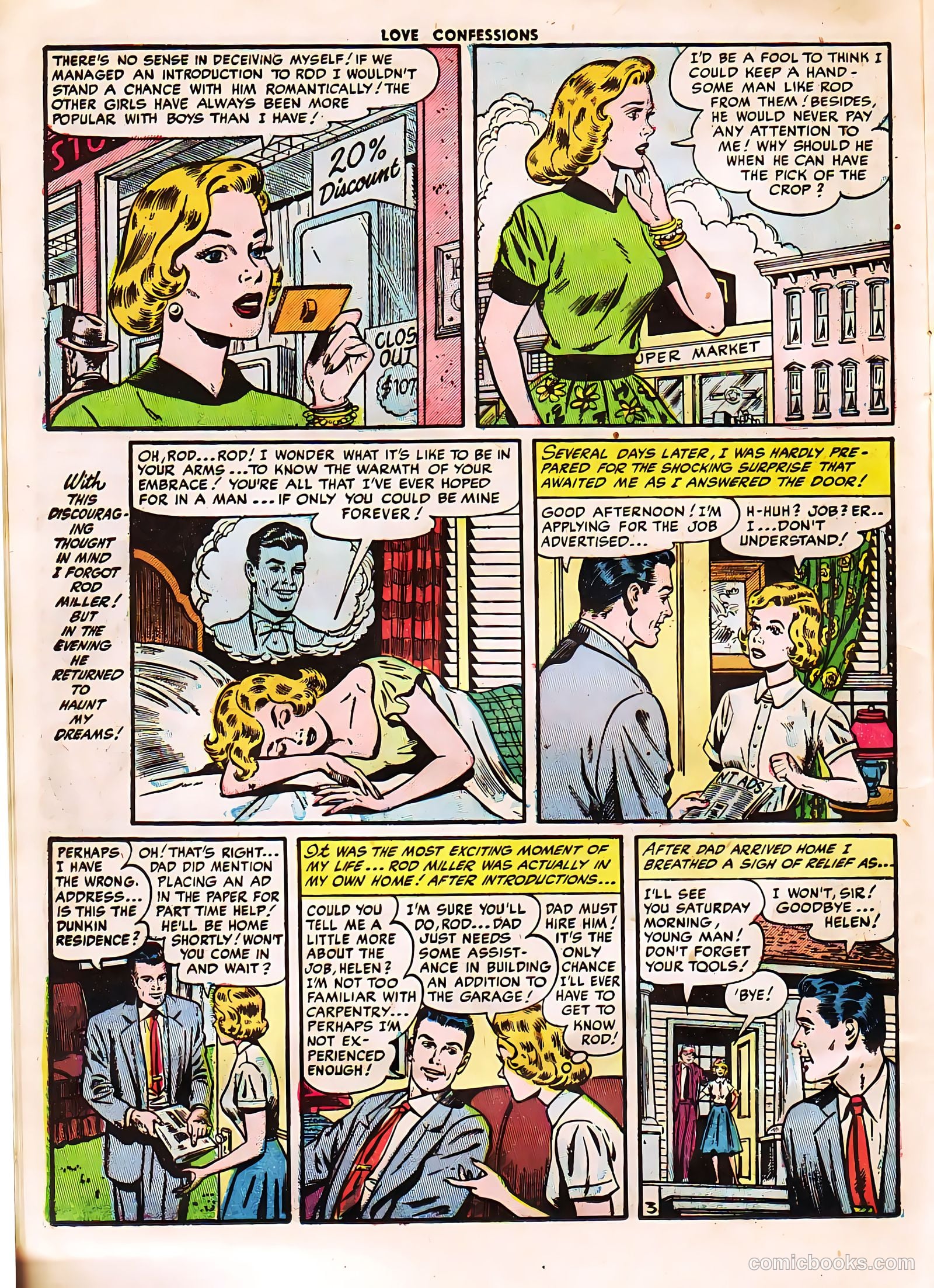 Love Confessions #39 (1954) — page 14 of 36