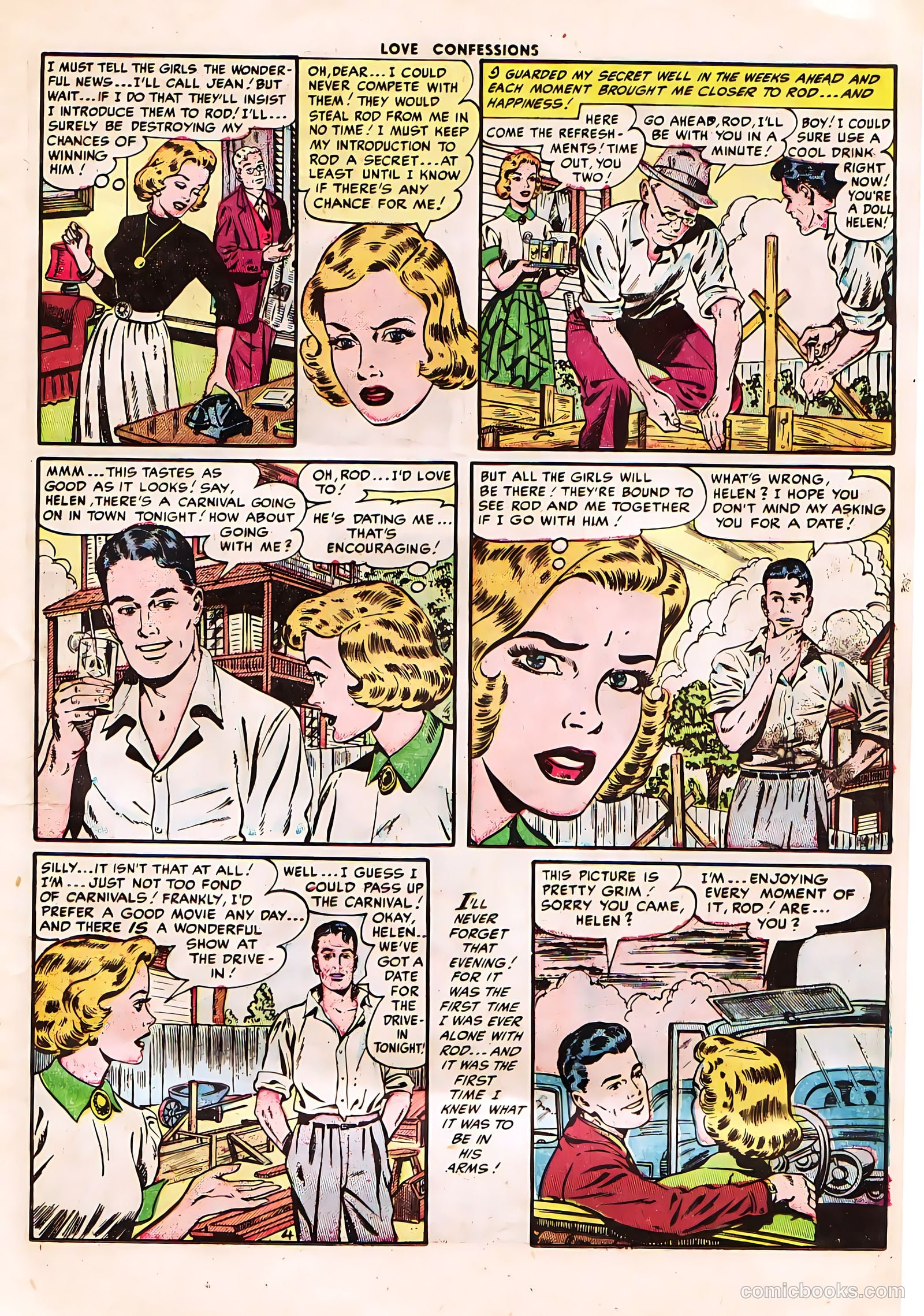 Love Confessions #39 (1954) — page 15 of 36