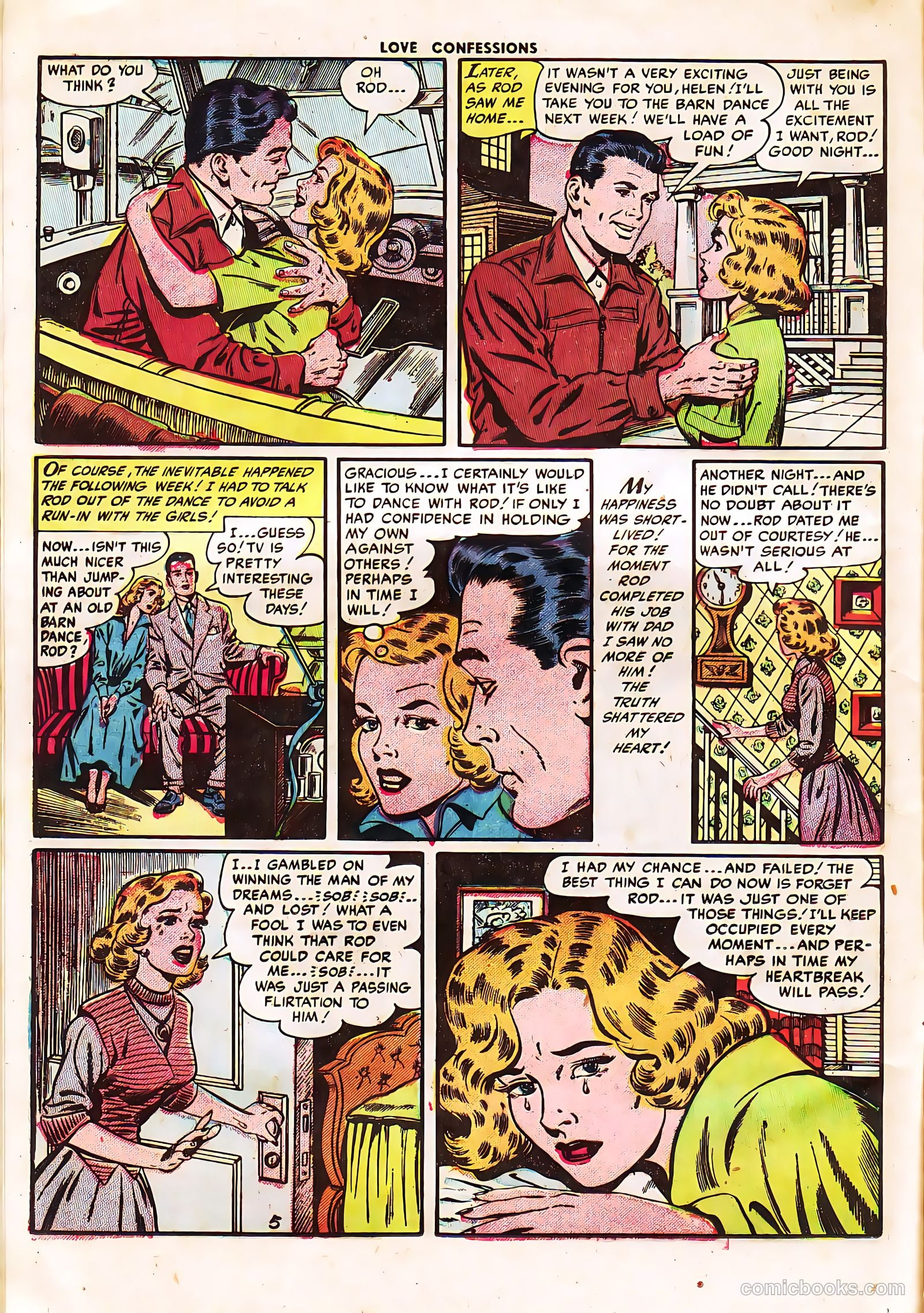 Love Confessions #39 (1954) — page 16 of 36
