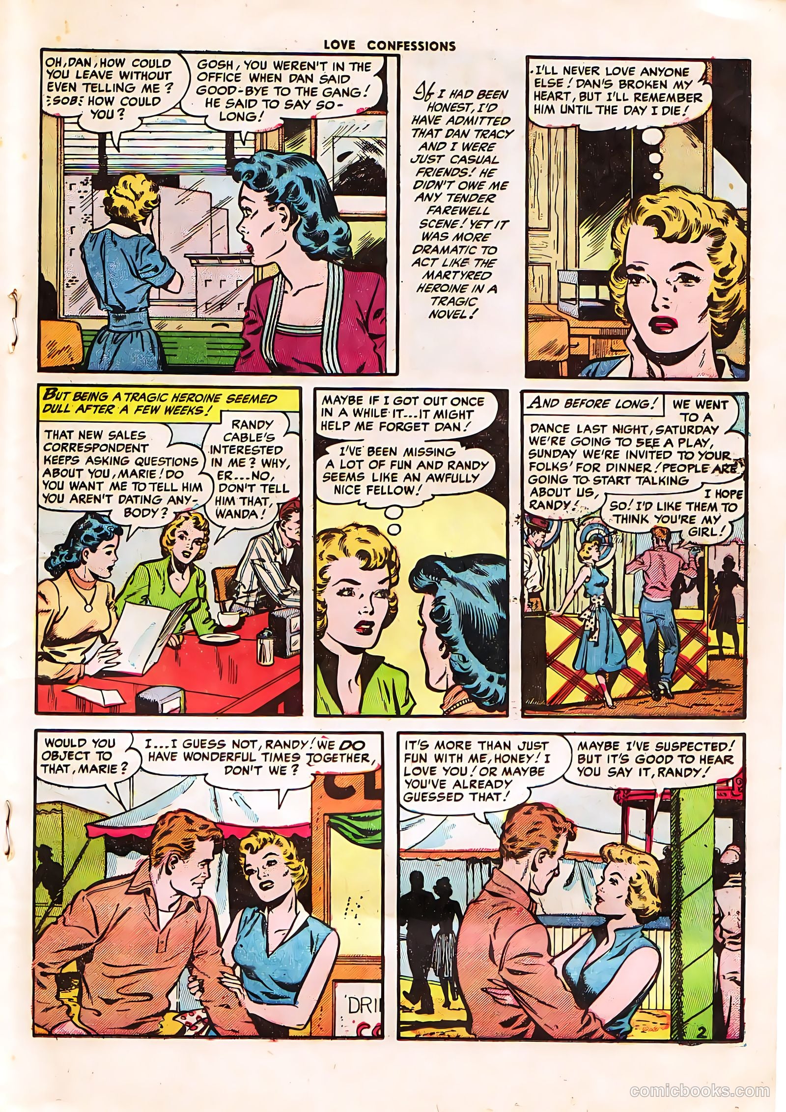Love Confessions #39 (1954) — page 19 of 36