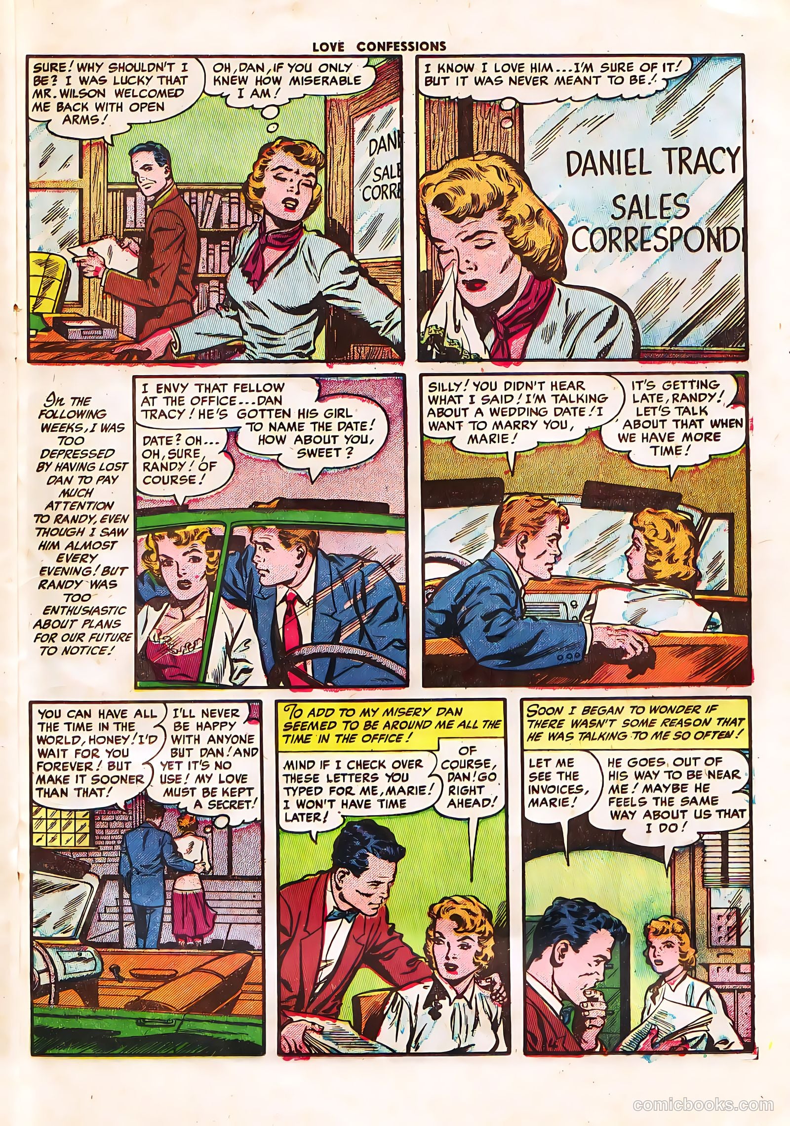 Love Confessions #39 (1954) — page 21 of 36