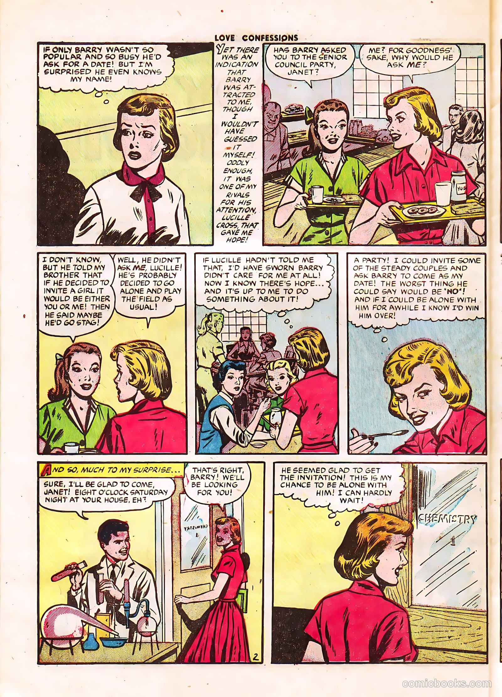 Love Confessions #39 (1954) — page 28 of 36