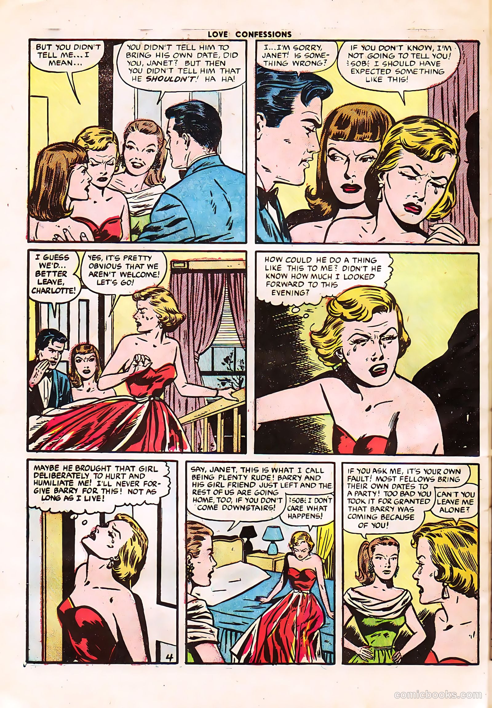 Love Confessions #39 (1954) — page 30 of 36