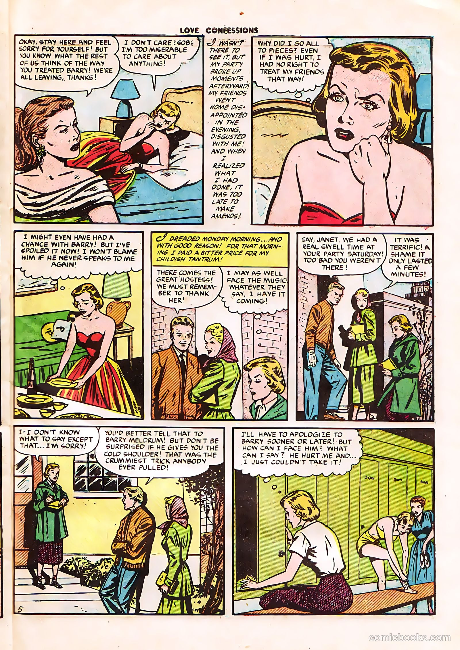 Love Confessions #39 (1954) — page 31 of 36