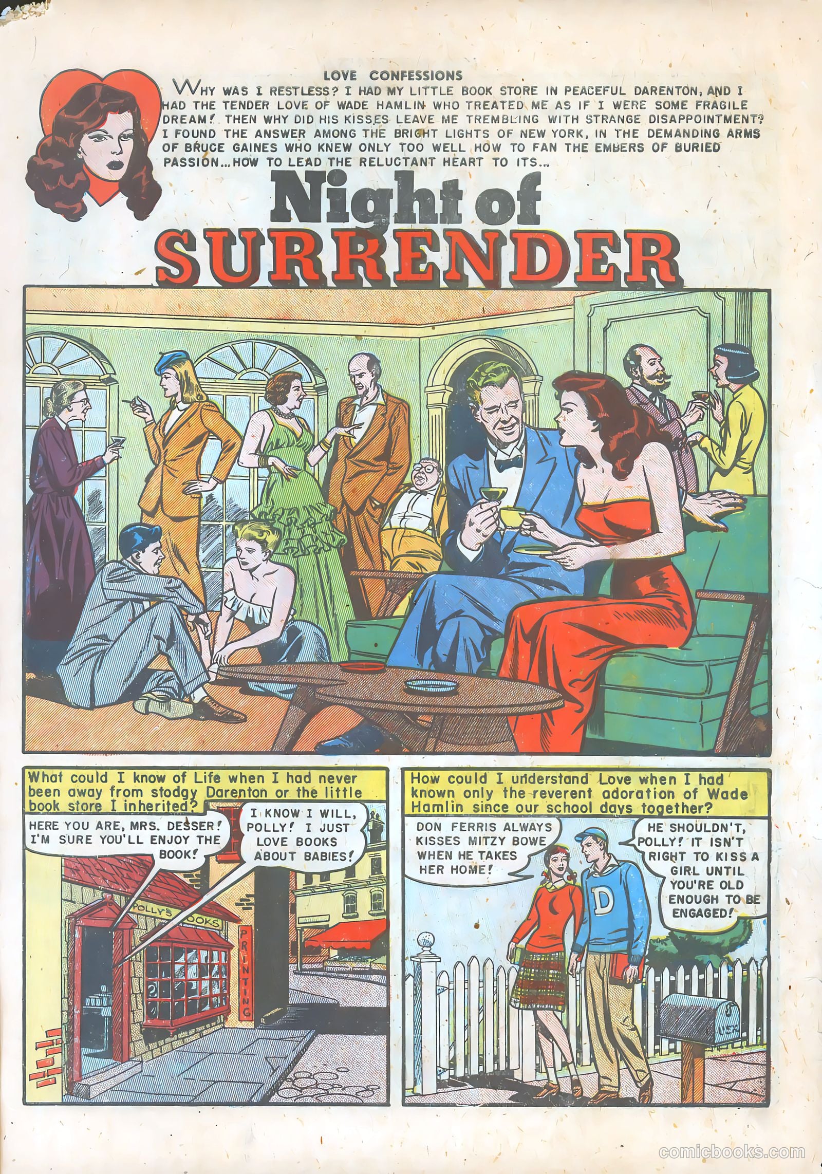 Love Confessions #4 (1950) — page 3 of 36