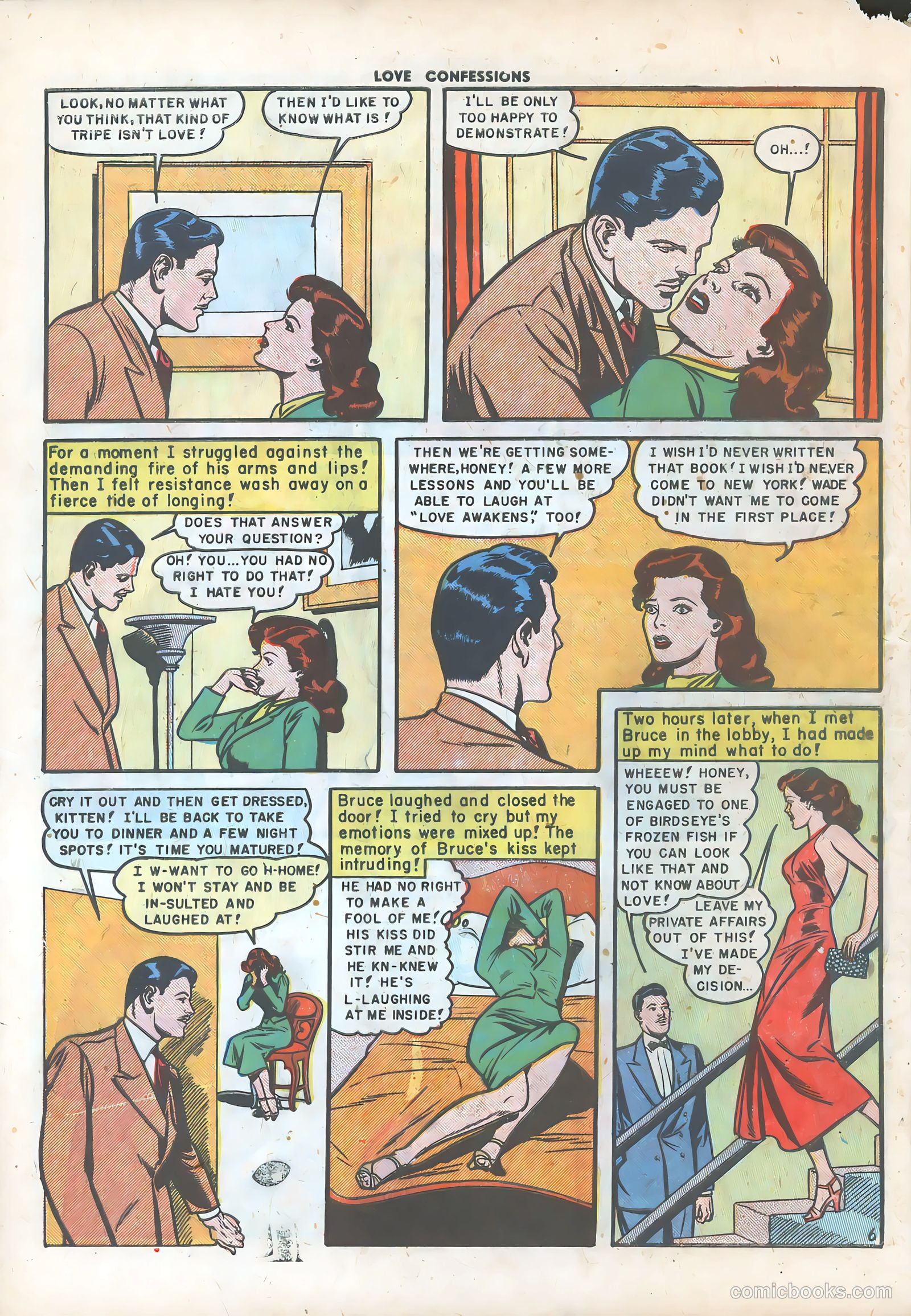 Love Confessions #4 (1950) — page 8 of 36