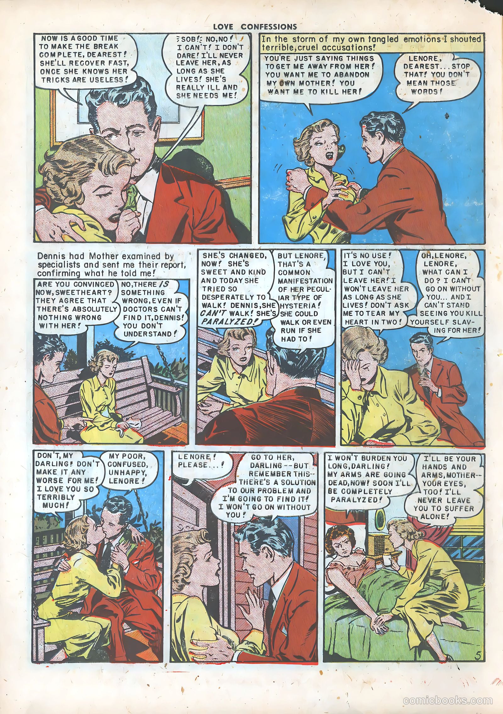 Love Confessions #4 (1950) — page 16 of 36