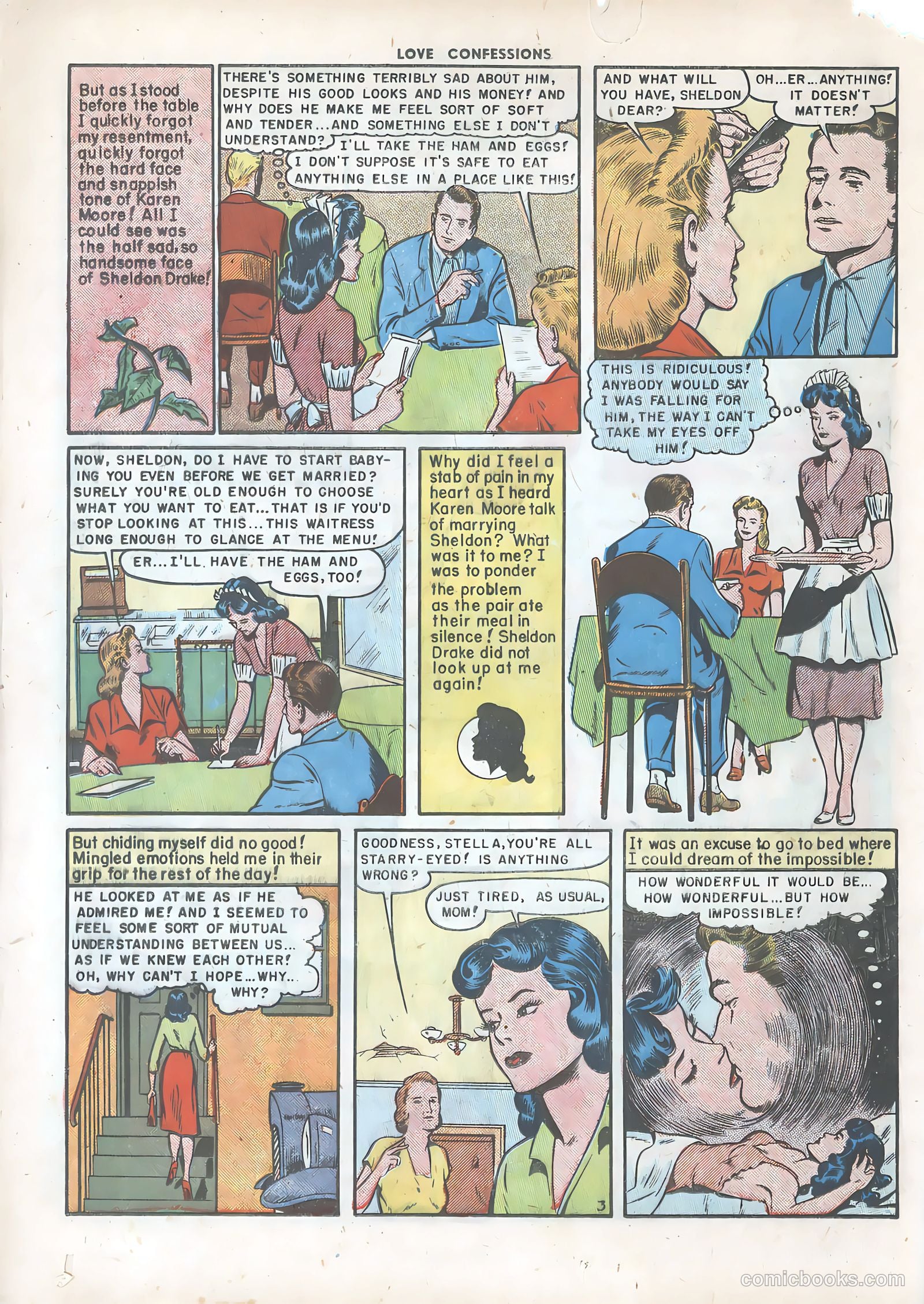 Love Confessions #4 (1950) — page 20 of 36