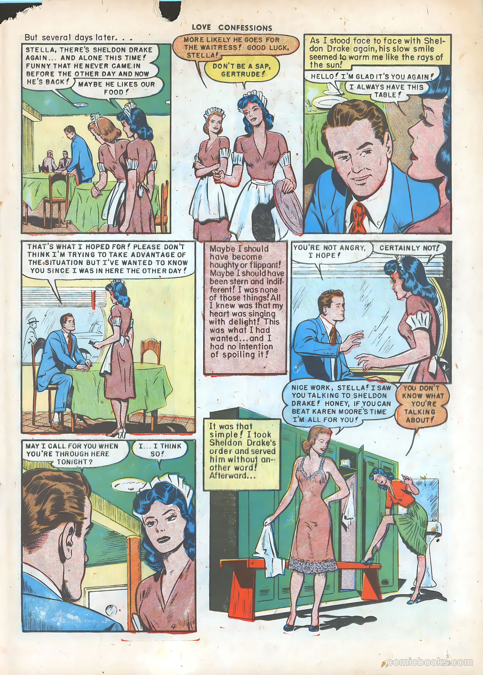 Love Confessions #4 (1950) — page 21 of 36