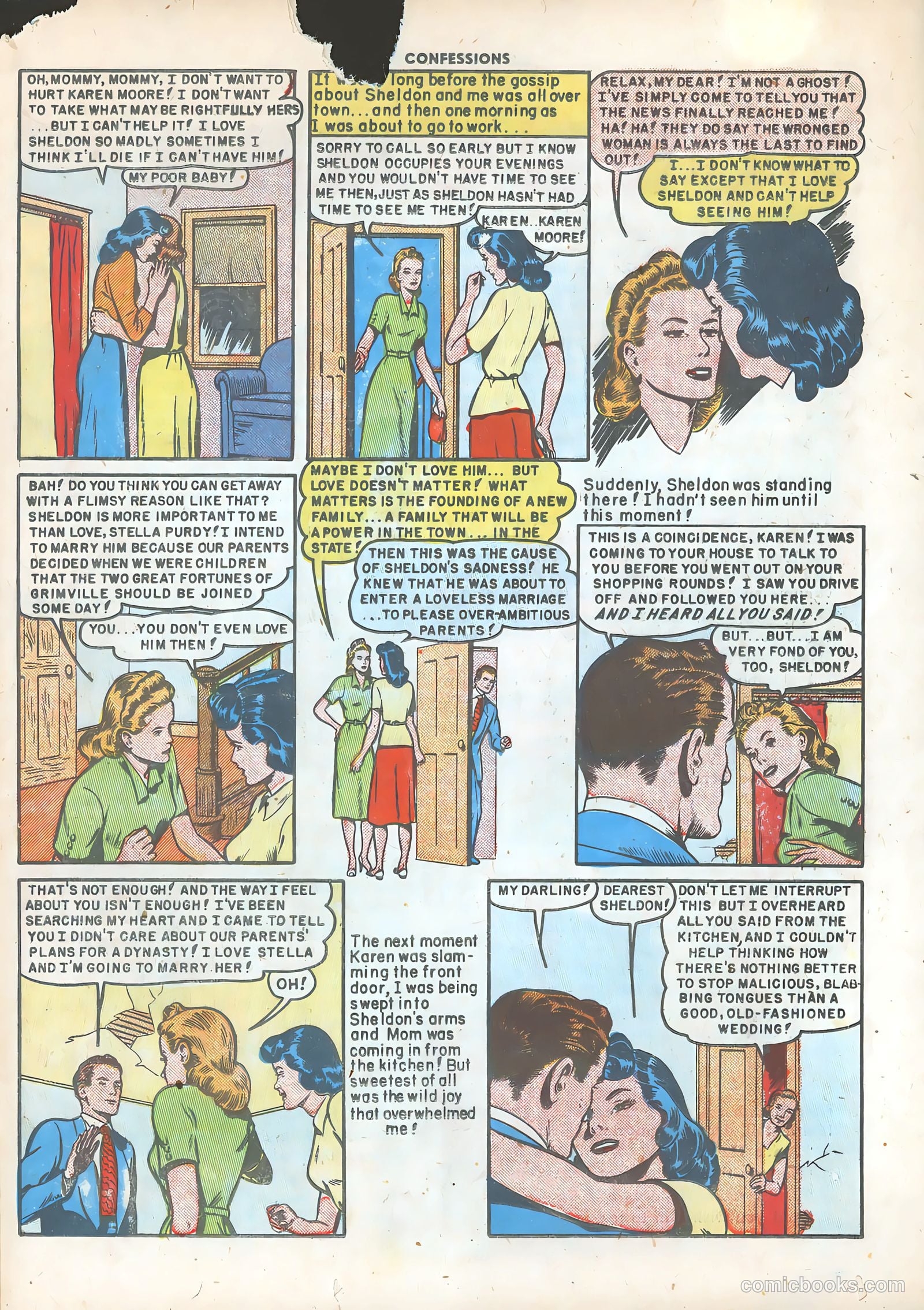 Love Confessions #4 (1950) — page 25 of 36