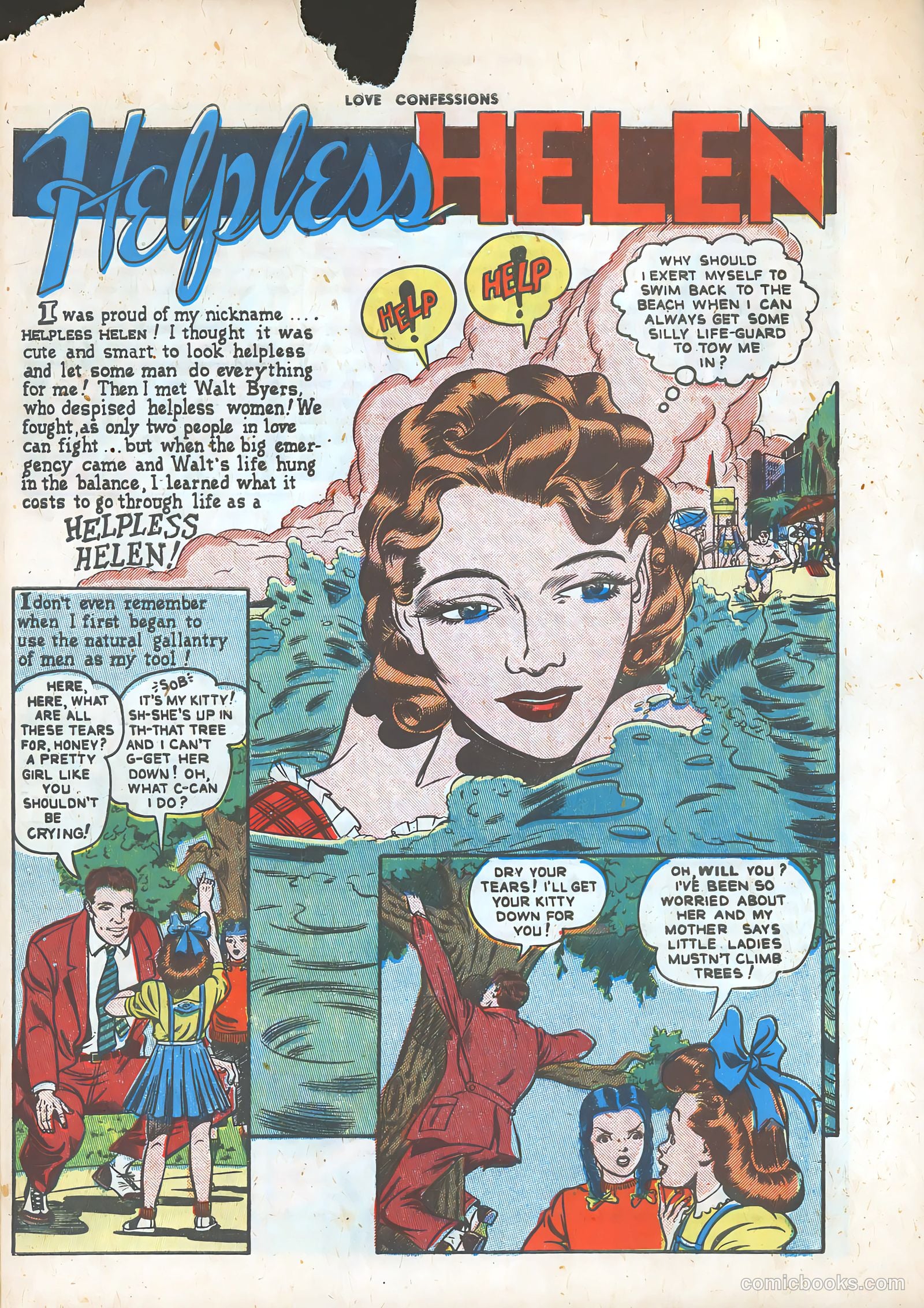 Love Confessions #4 (1950) — page 27 of 36