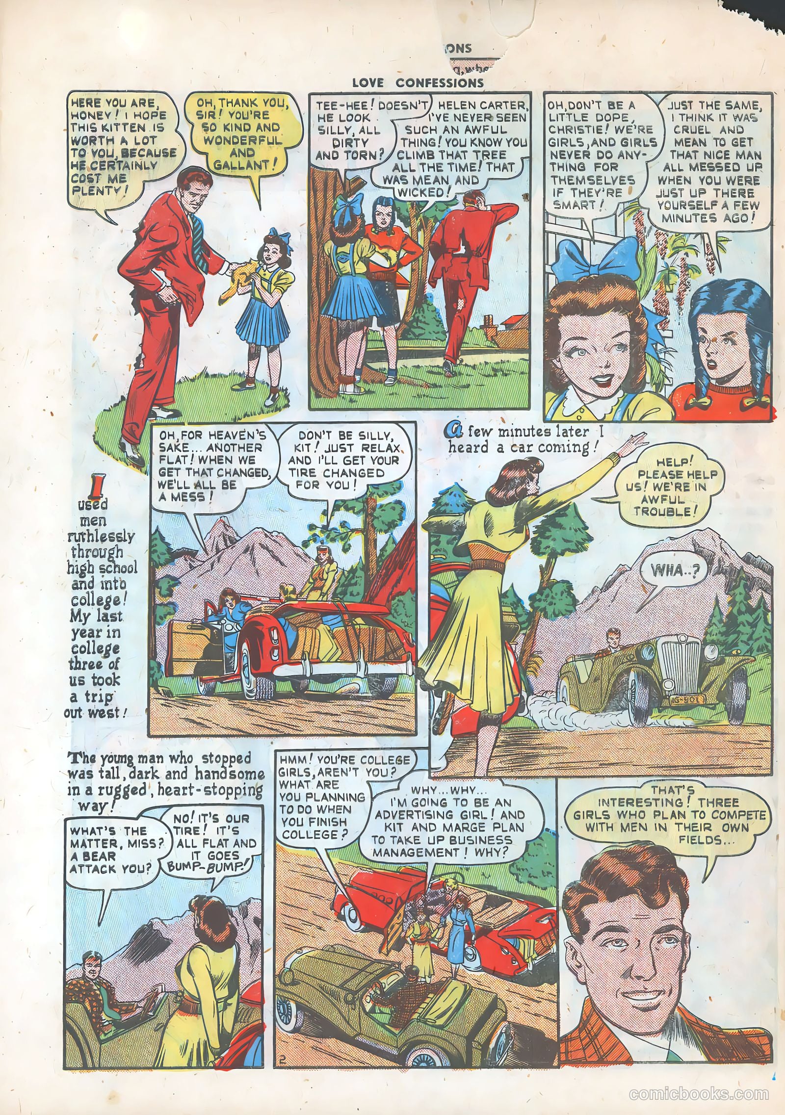 Love Confessions #4 (1950) — page 28 of 36