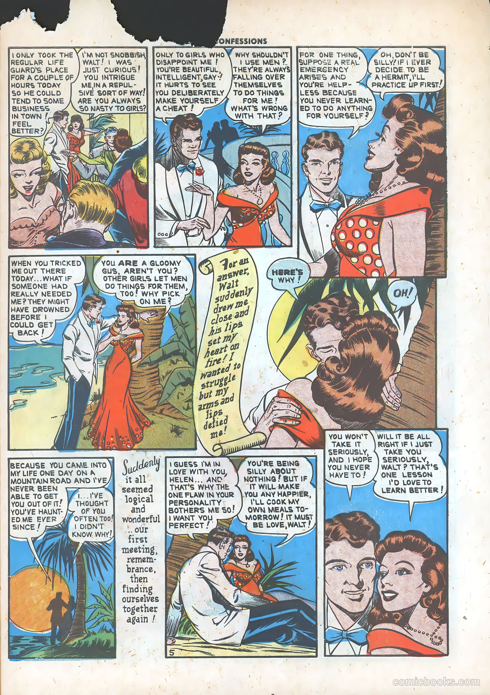 Love Confessions #4 (1950) — page 31 of 36