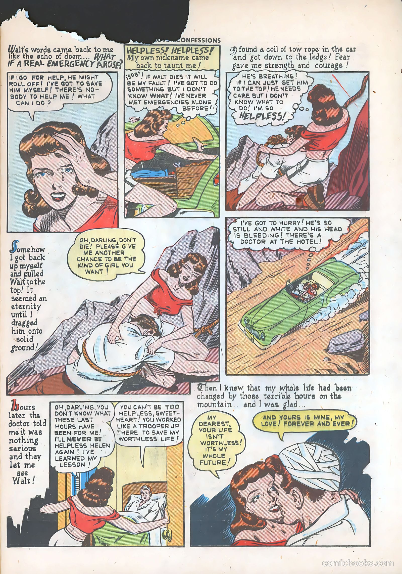 Love Confessions #4 (1950) — page 33 of 36