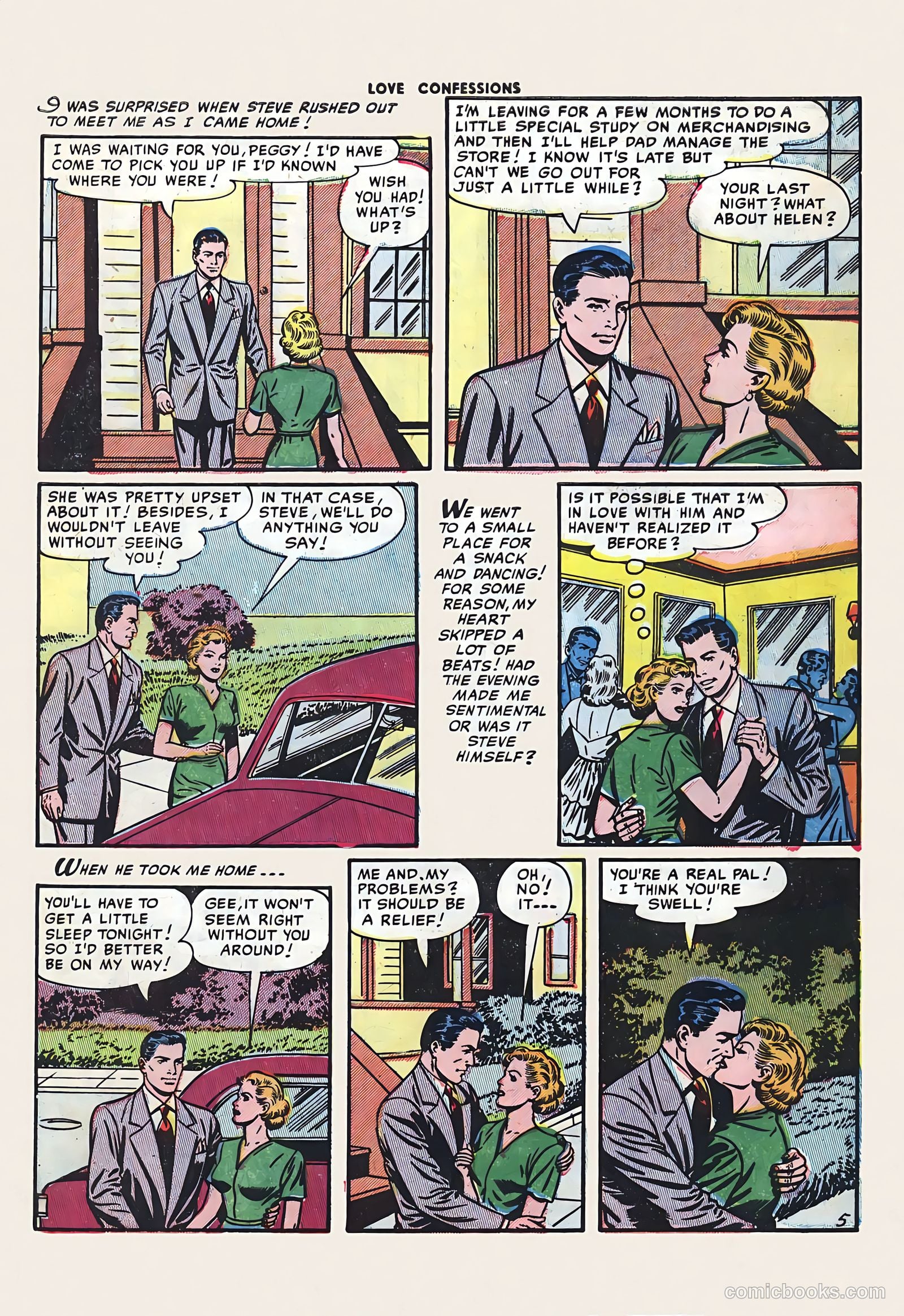 Love Confessions #40 (1954) — page 7 of 36