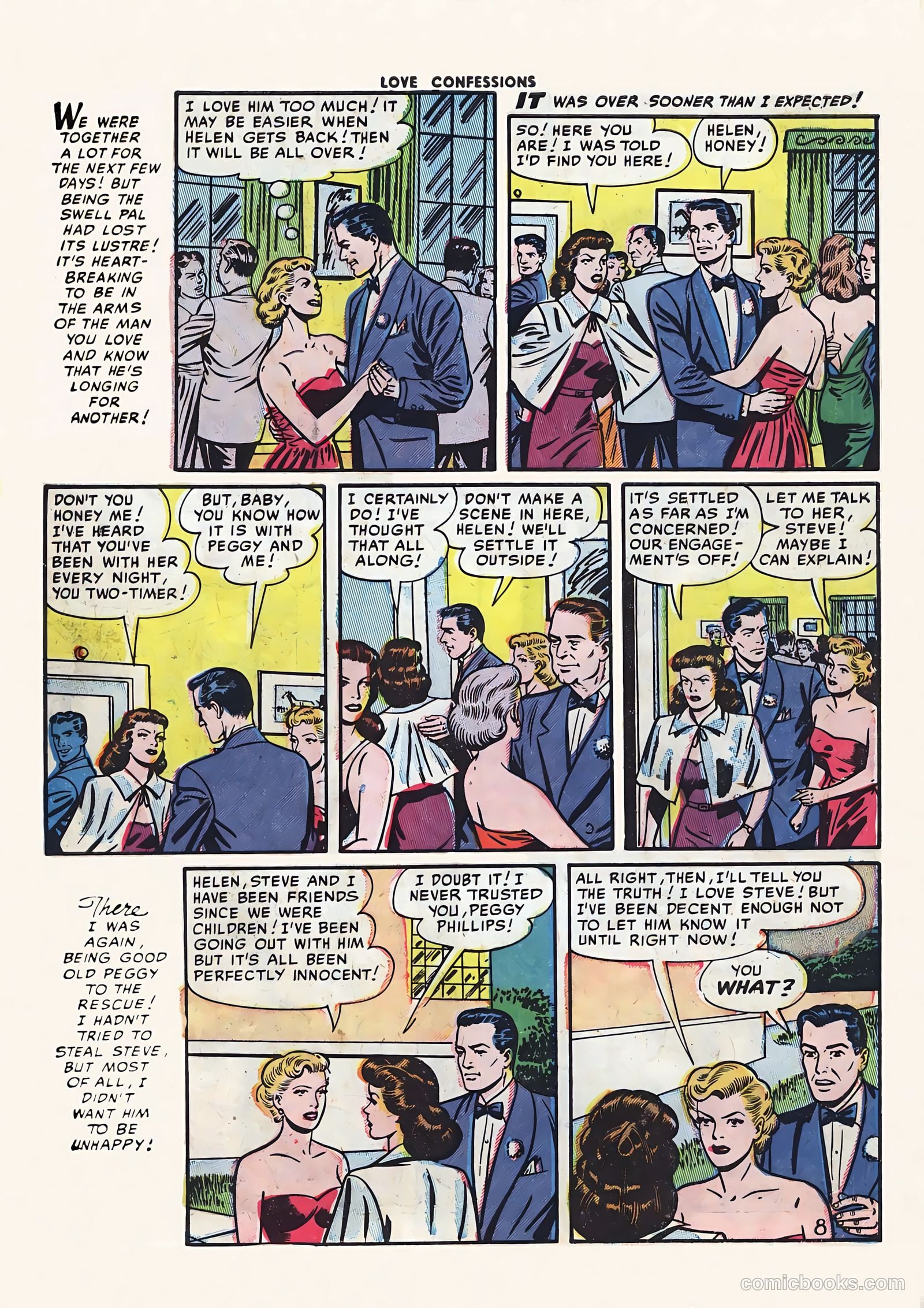 Love Confessions #40 (1954) — page 10 of 36