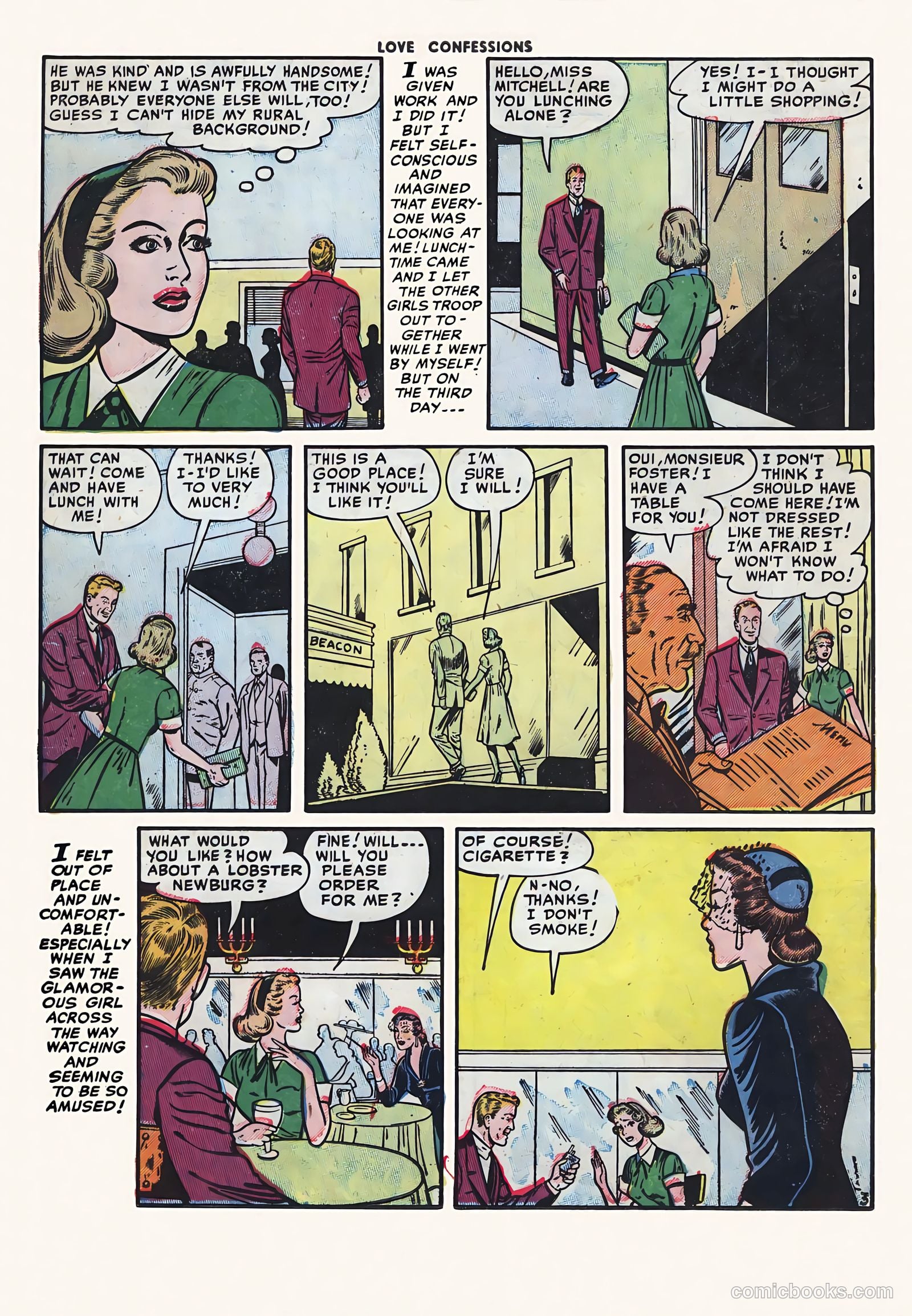 Love Confessions #40 (1954) — page 14 of 36