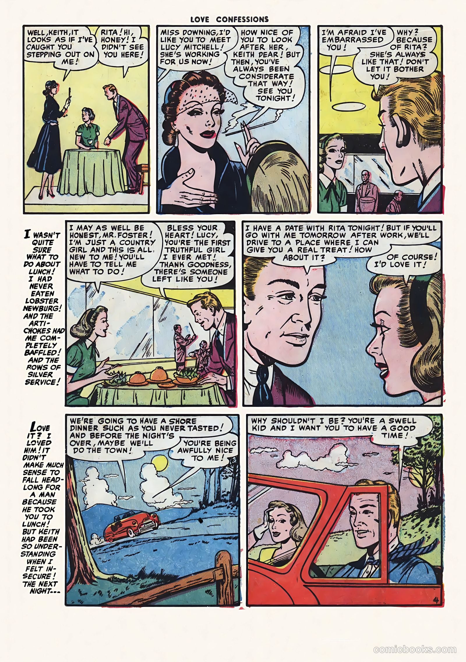 Love Confessions #40 (1954) — page 15 of 36