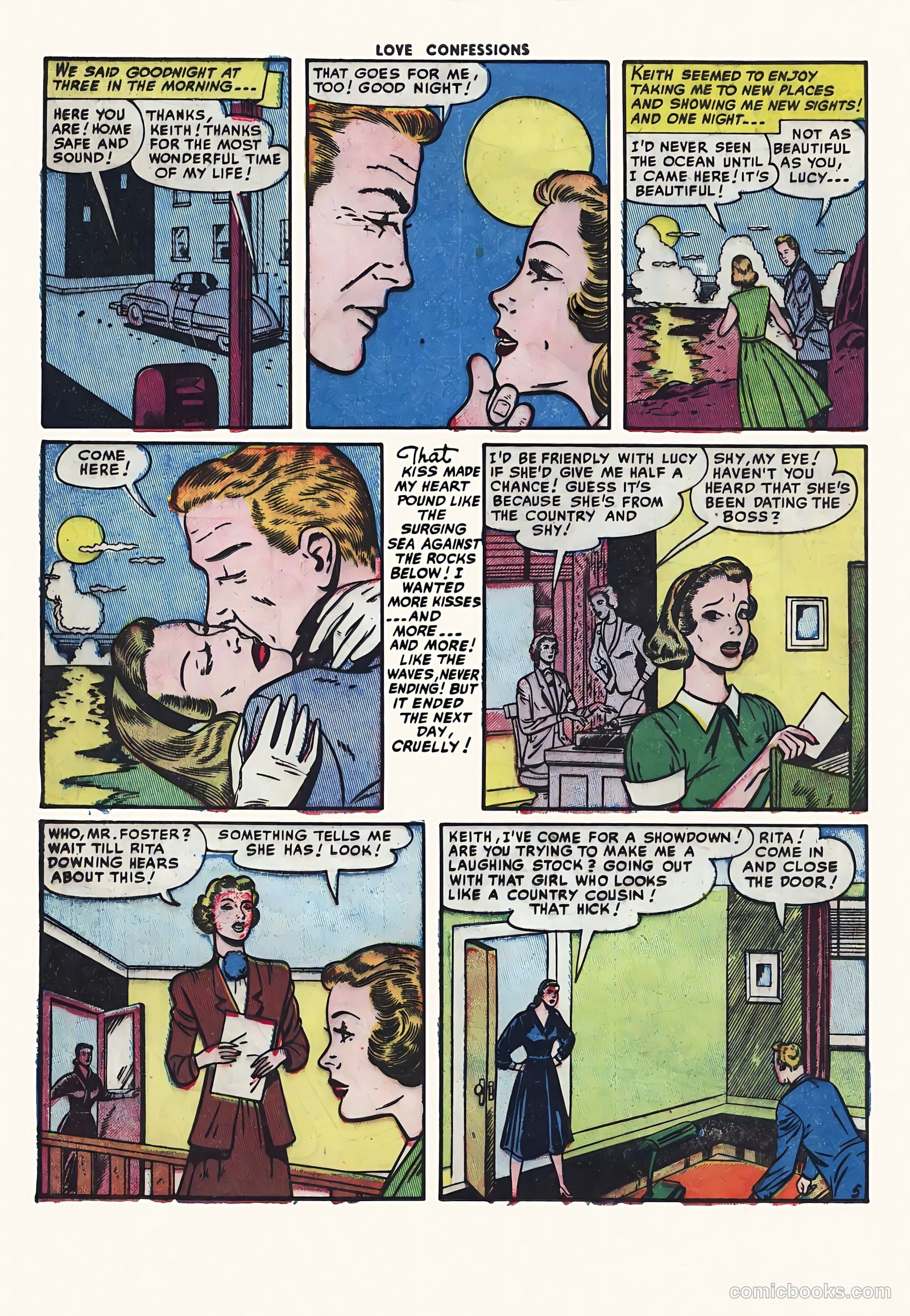 Love Confessions #40 (1954) — page 16 of 36