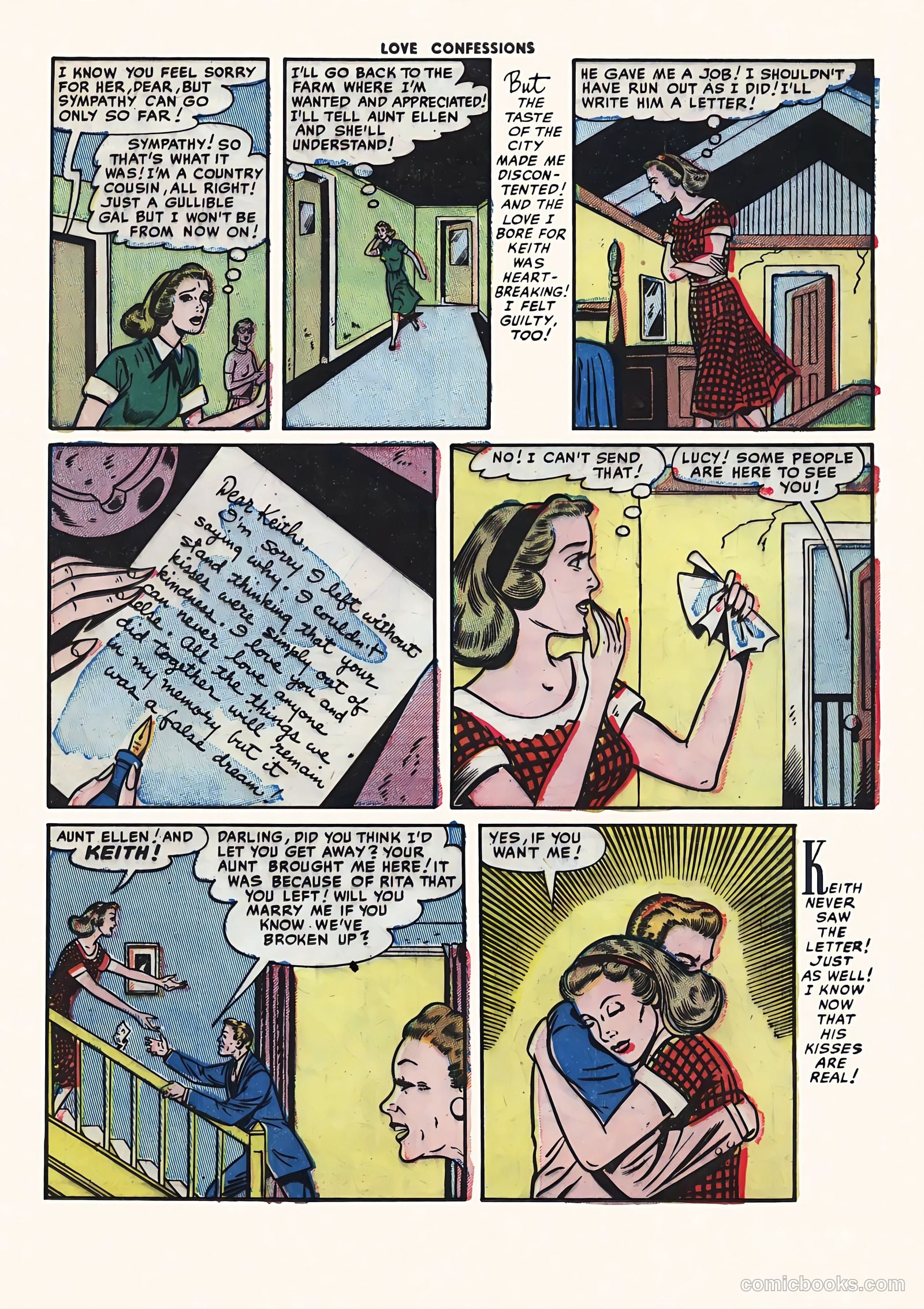 Love Confessions #40 (1954) — page 17 of 36