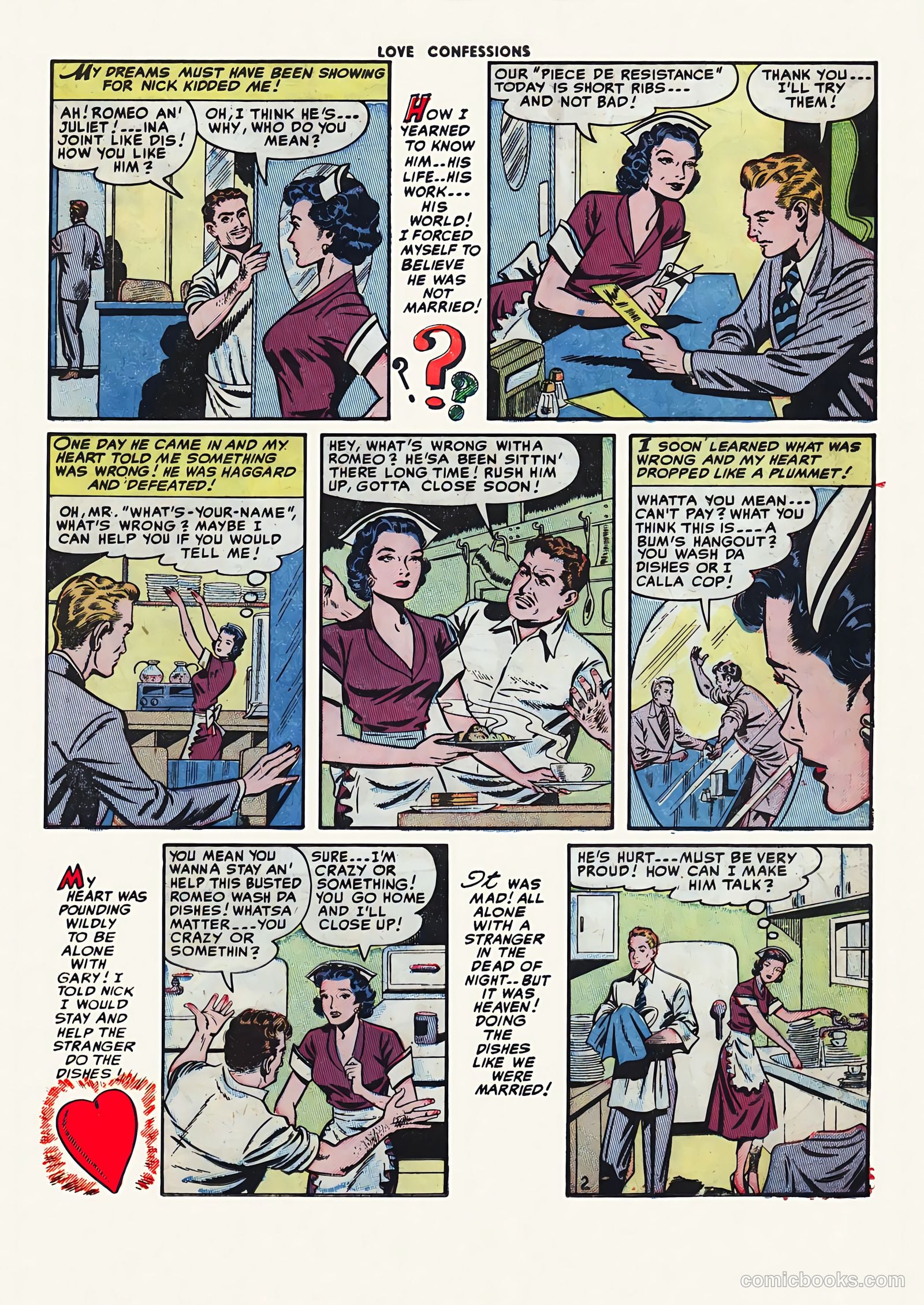 Love Confessions #40 (1954) — page 19 of 36