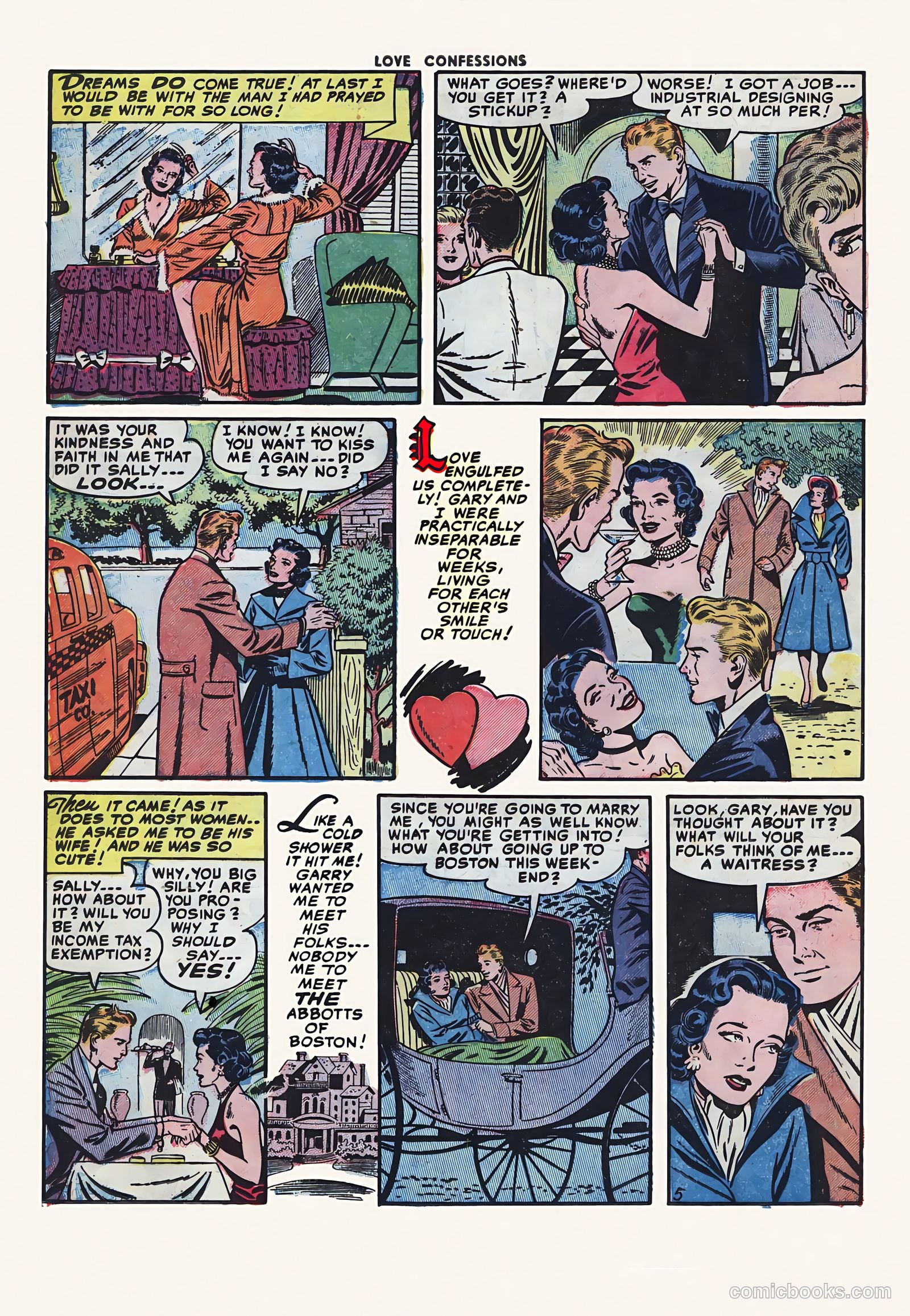 Love Confessions #40 (1954) — page 22 of 36