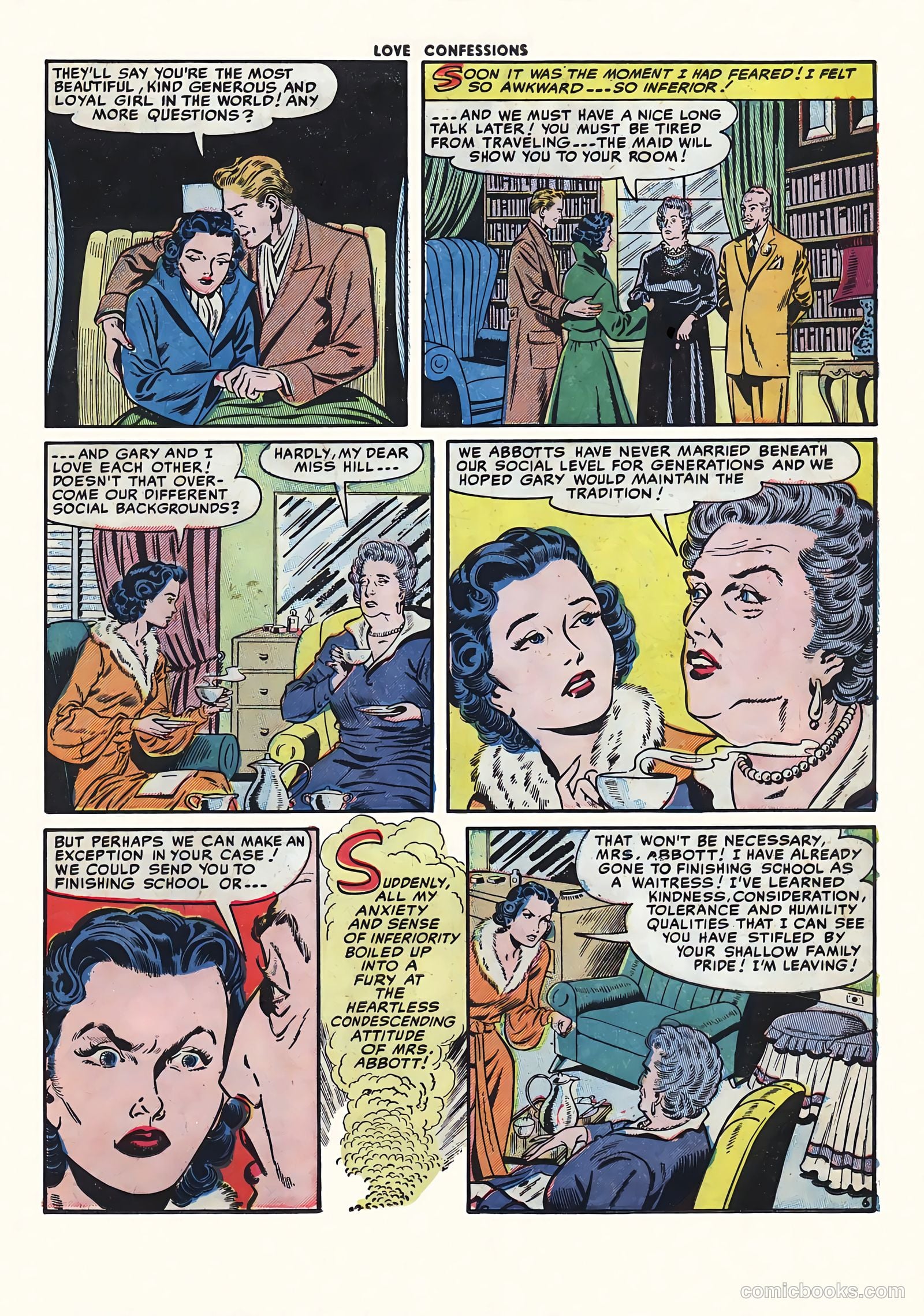 Love Confessions #40 (1954) — page 23 of 36