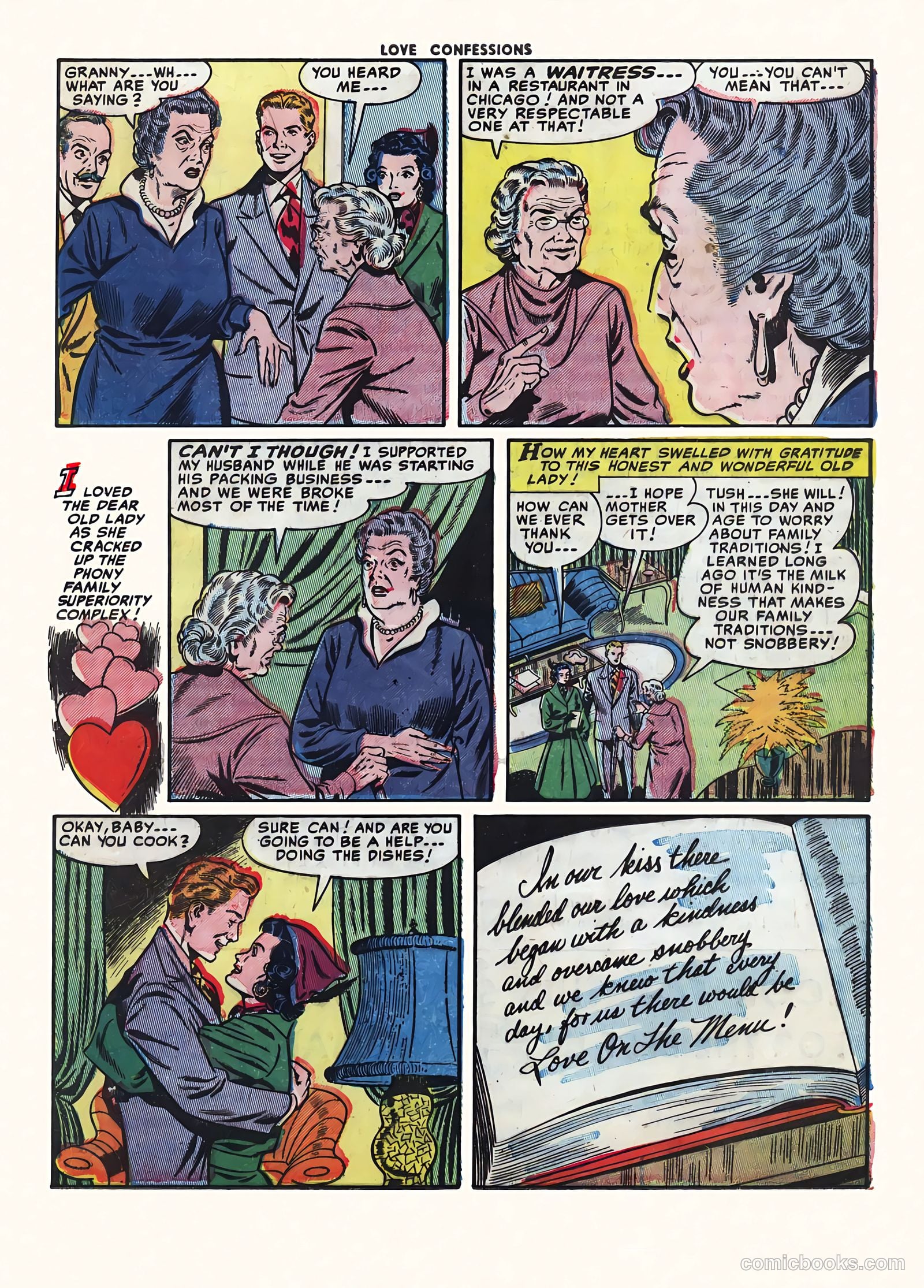 Love Confessions #40 (1954) — page 25 of 36